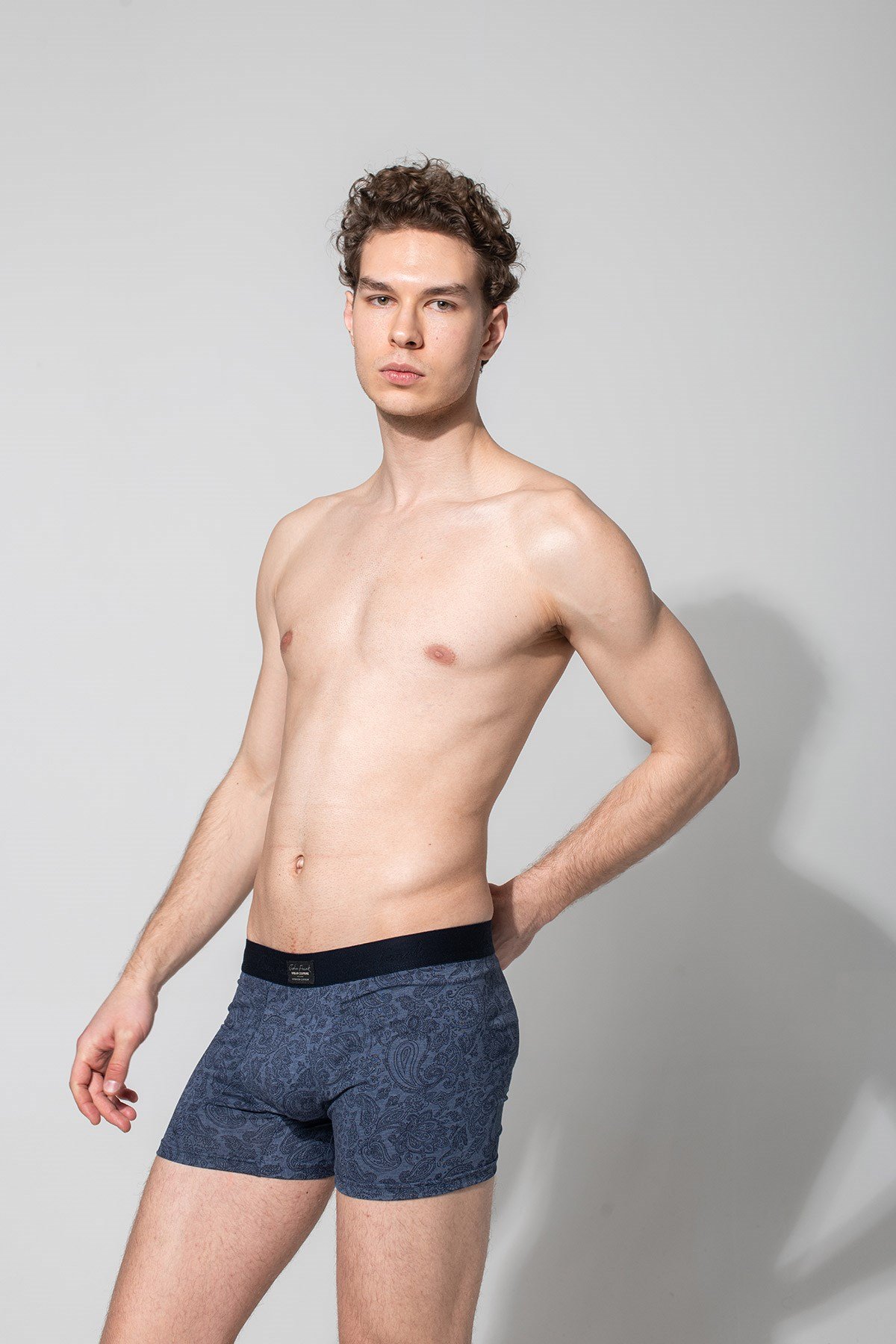 JOHN FRANK URBAN COUTURE BOXER INDIGO