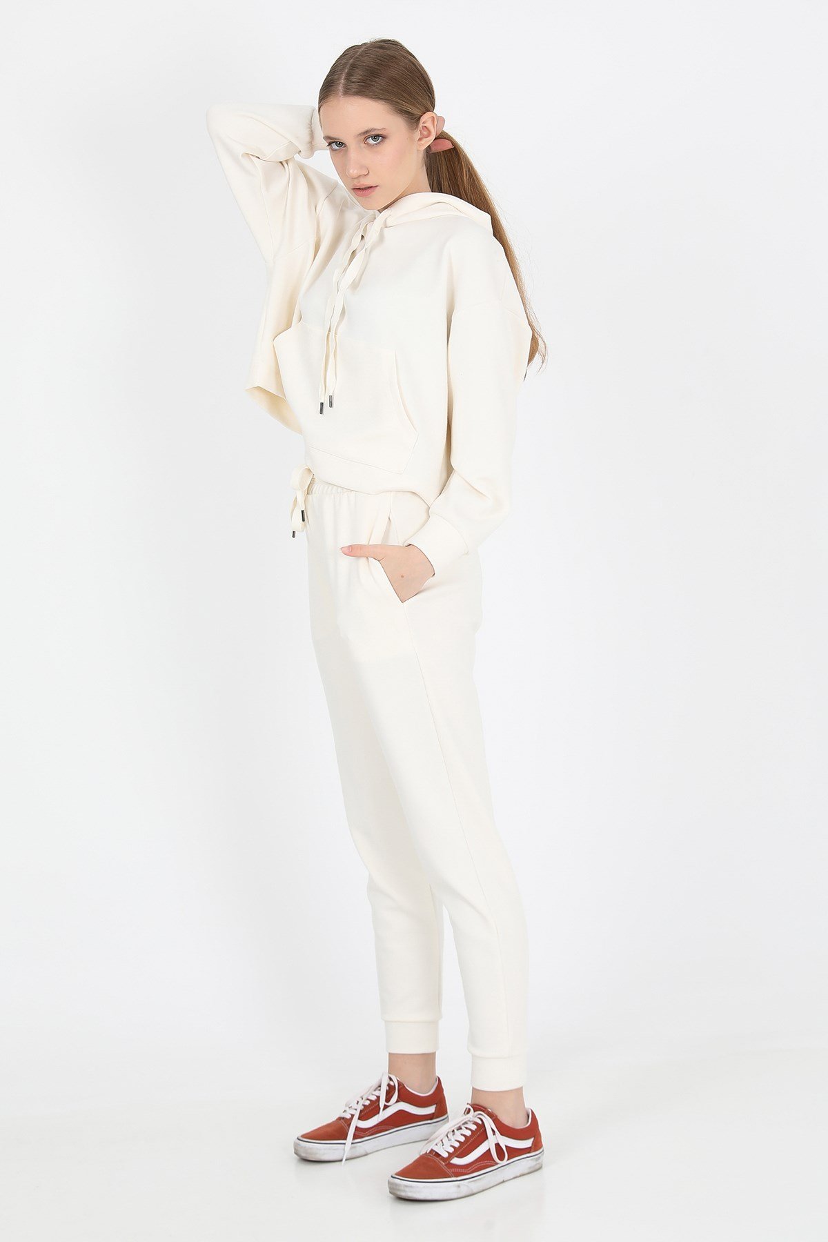 JOHN FRANK WOMAN SPORTS&LOUNGEWEAR JOGGING EKRU
