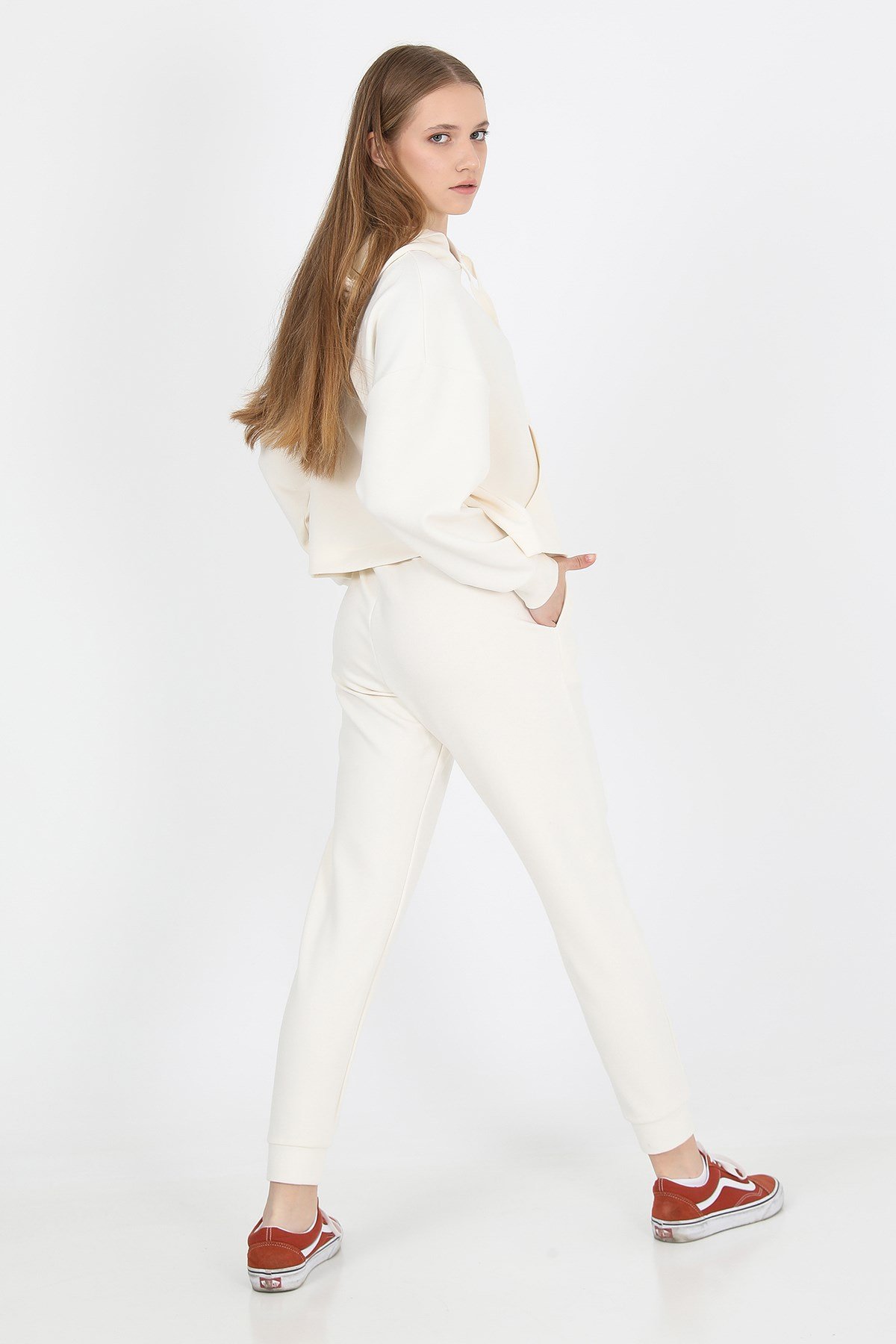 JOHN FRANK WOMAN SPORTS&LOUNGEWEAR JOGGING EKRU