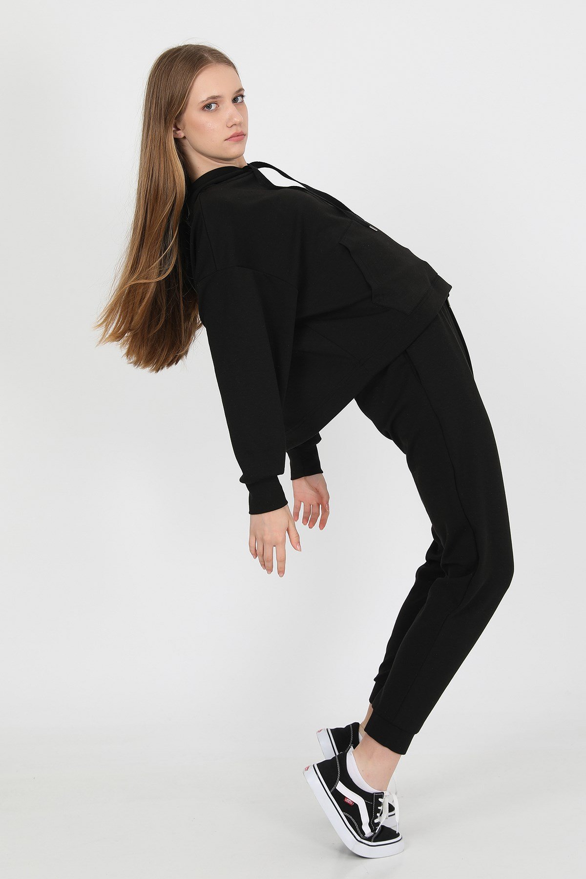 JOHN FRANK WOMAN SPORTS&LOUNGEWEAR JOGGING SİYAH