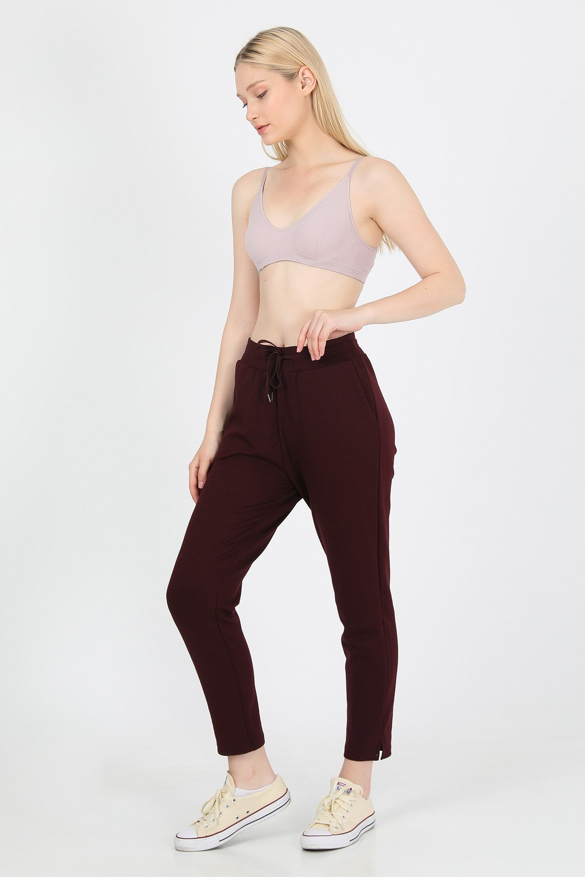 JOHN FRANK WOMAN SPORTS&LOUNGEWEAR JOGGING BORDO