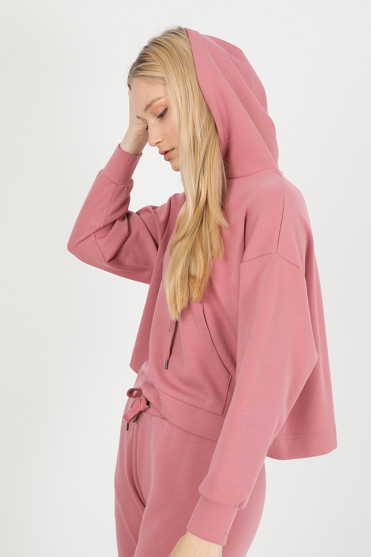 JOHN FRANK WOMAN SPORTS&LOUNGEWEAR SWEATSHIRT BEBE PEMBE