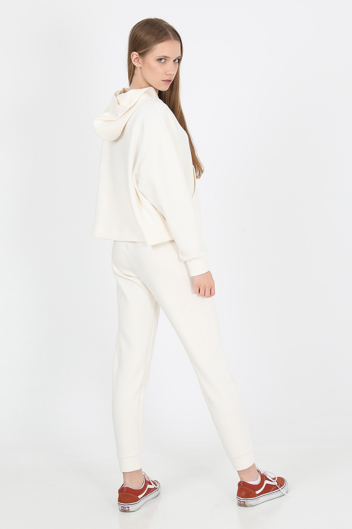 JOHN FRANK WOMAN SPORTS&LOUNGEWEAR SWEATSHIRT EKRU