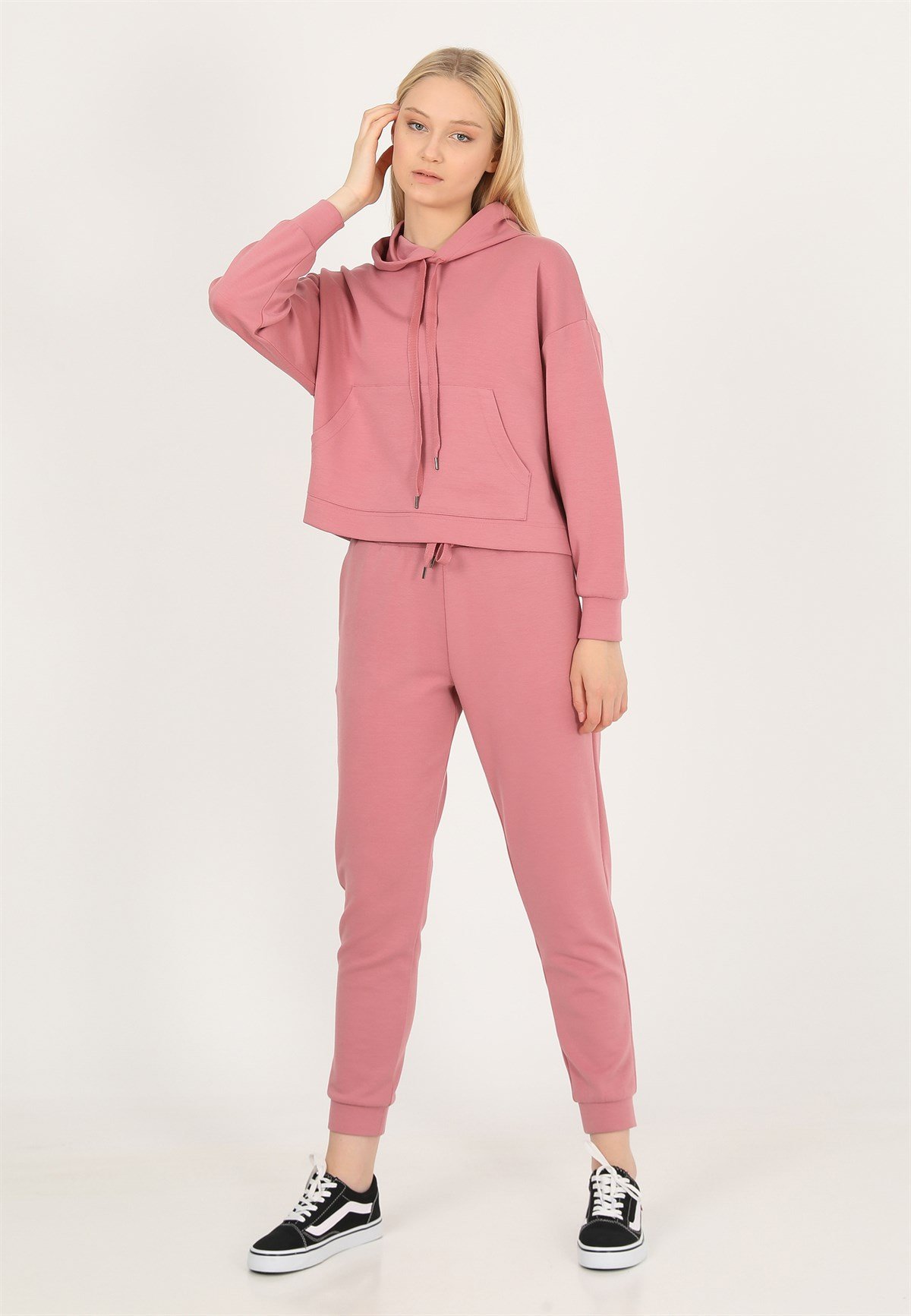 JOHN FRANK WOMAN SPORTS&LOUNGEWEAR SWEATSHIRT BEBE PEMBE