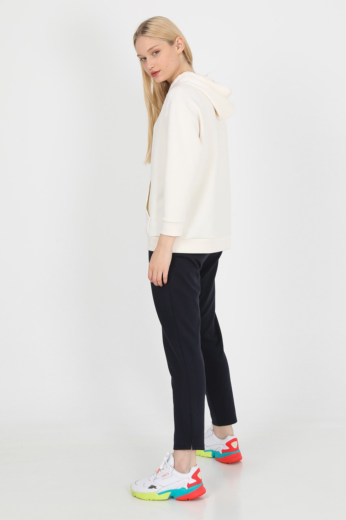 JOHN FRANK WOMAN SPORTS&LOUNGEWEAR SWEATSHIRT EKRU