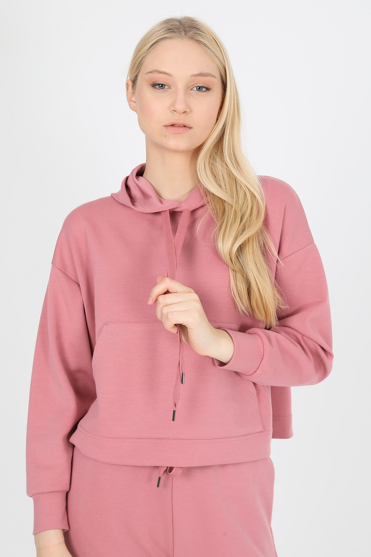 JOHN FRANK WOMAN SPORTS&LOUNGEWEAR SWEATSHIRT BEBE PEMBE