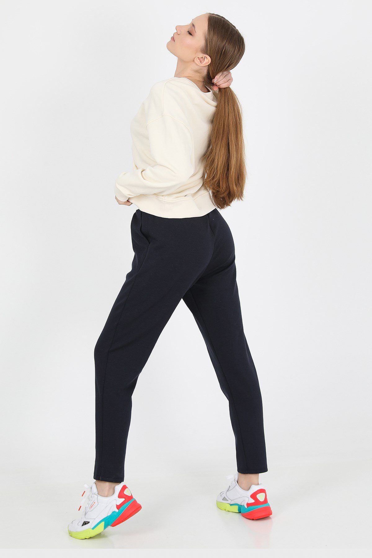 JOHN FRANK WOMAN SPORTS&LOUNGEWEAR SWEATSHIRT EKRU