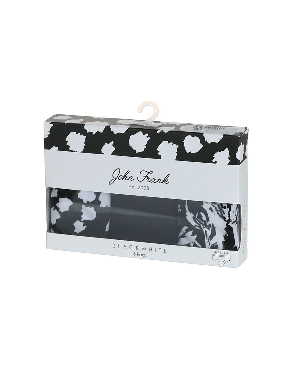 JOHN FRANK WOMEN BLACK&WHITE ÜÇLÜ HIPSTER