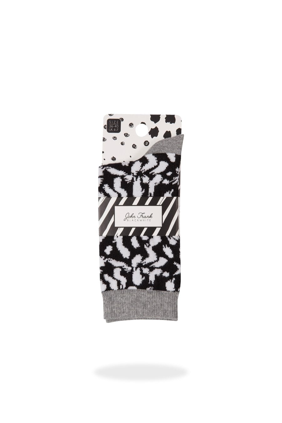 JOHN FRANK W BLACK&WHITE UZUN ÇORAP MULTICOLOR