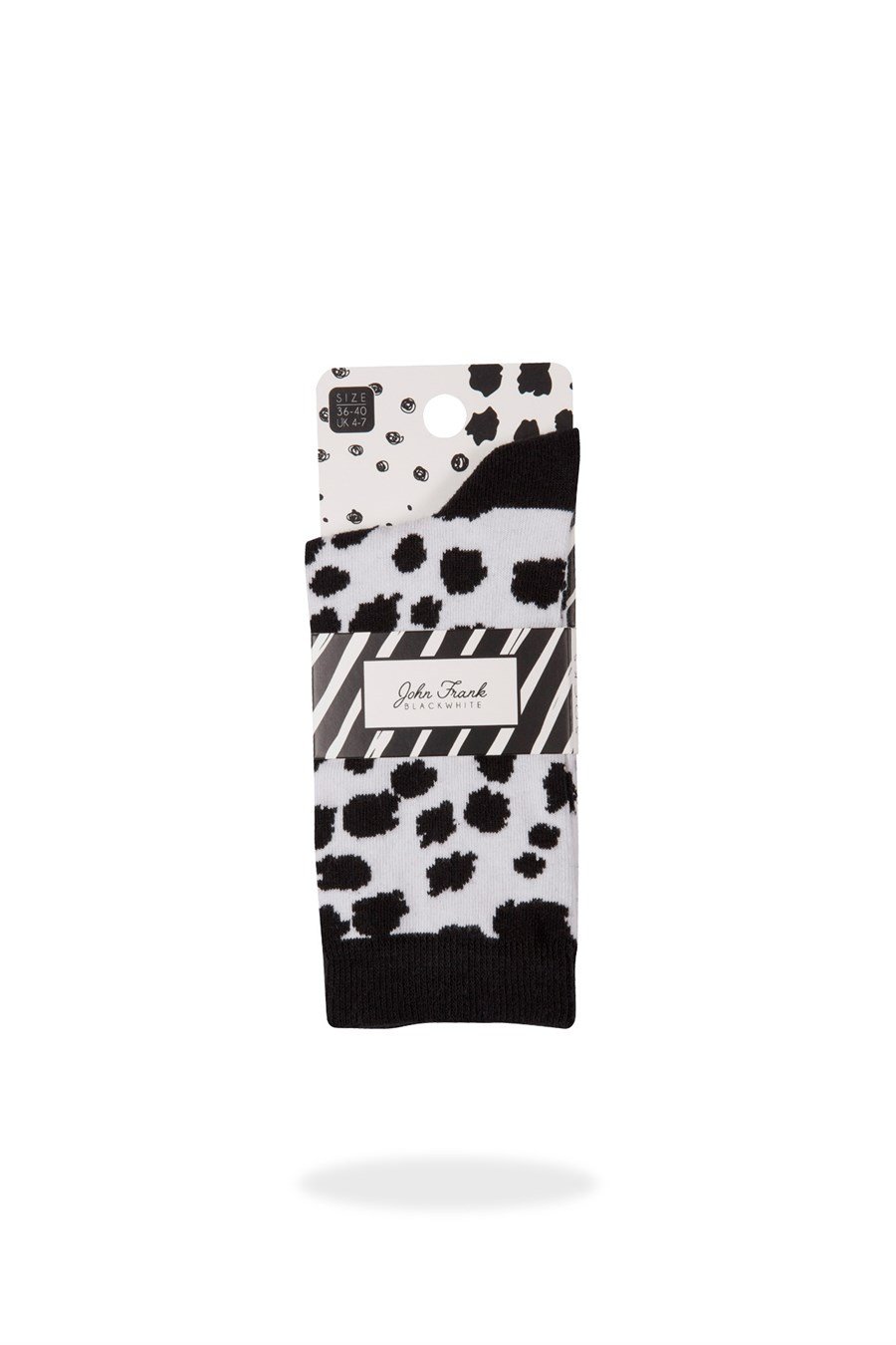 JOHN FRANK W BLACK&WHITE UZUN ÇORAP MULTICOLOR