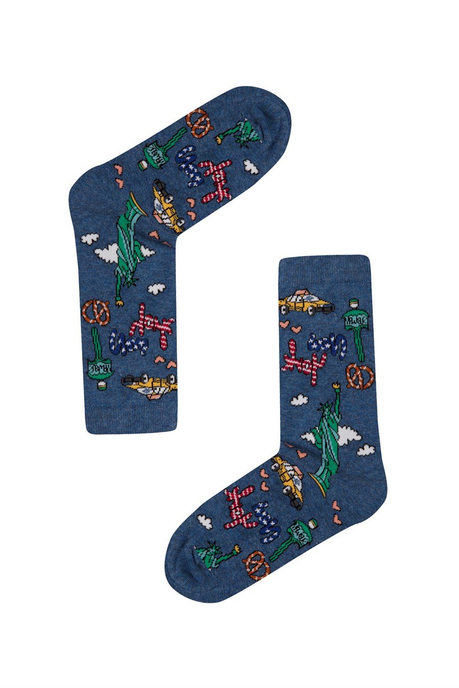 JOHN FRANK WOMEN FUN SOCKS UZUN ÇORAP MULTICOLOR