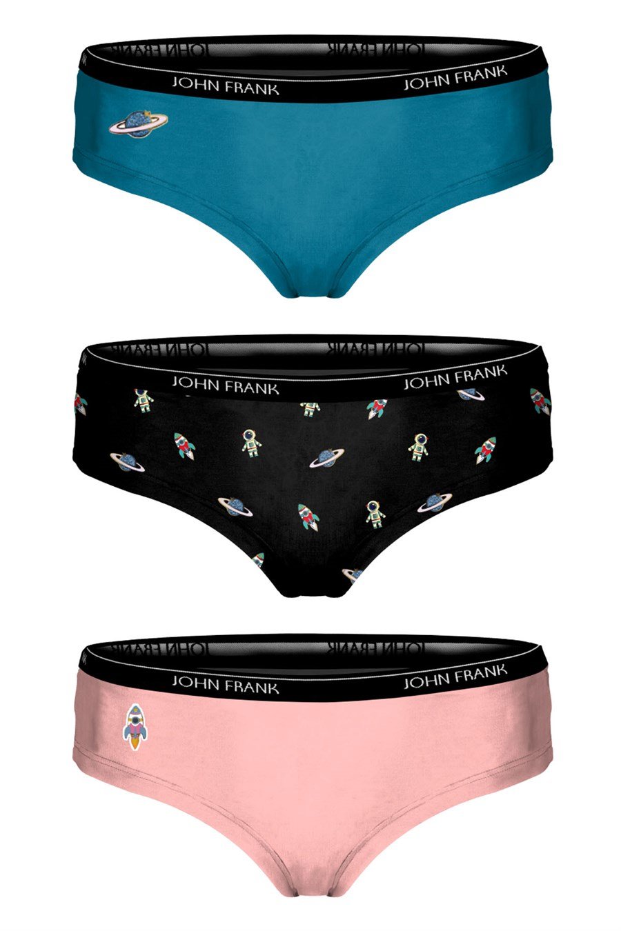JOHN FRANK WOMEN GOOD VIBES ÜÇLÜ HIPSTER