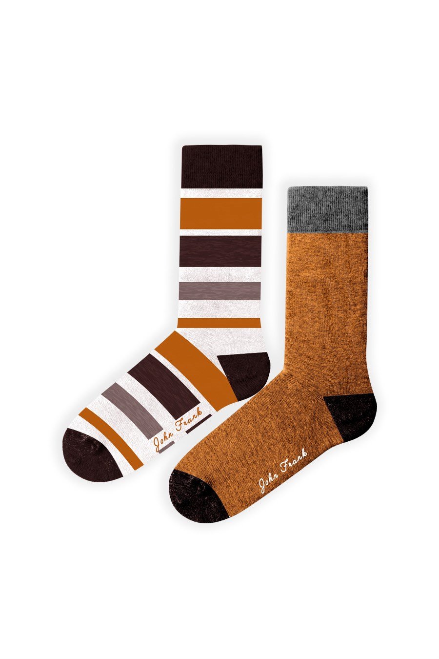JOHN FRANK WOMEN İKİLİ UZUN ÇORAP MULTICOLOR