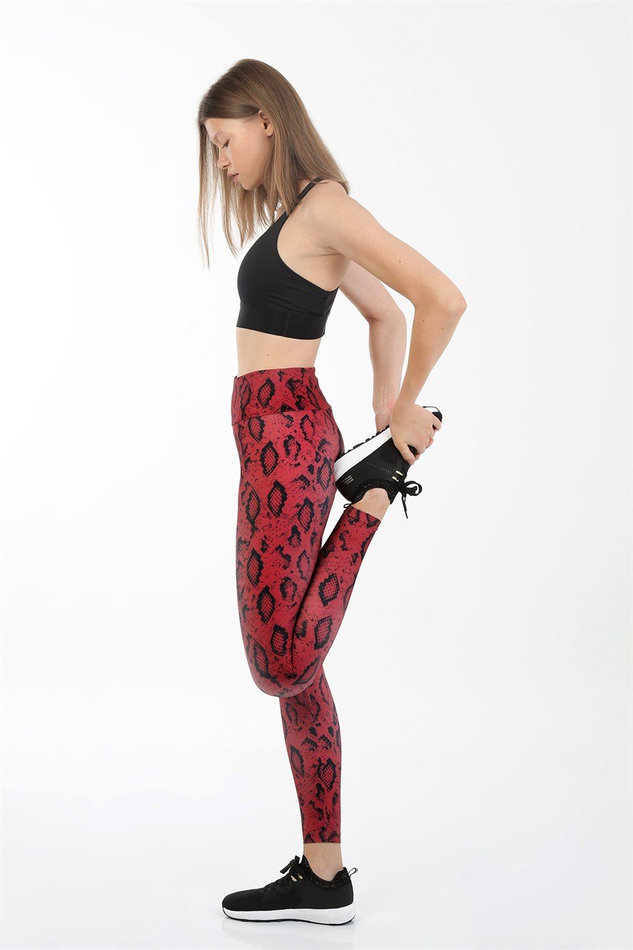 JOHN FRANK WOMEN LEGGING KIRMIZI