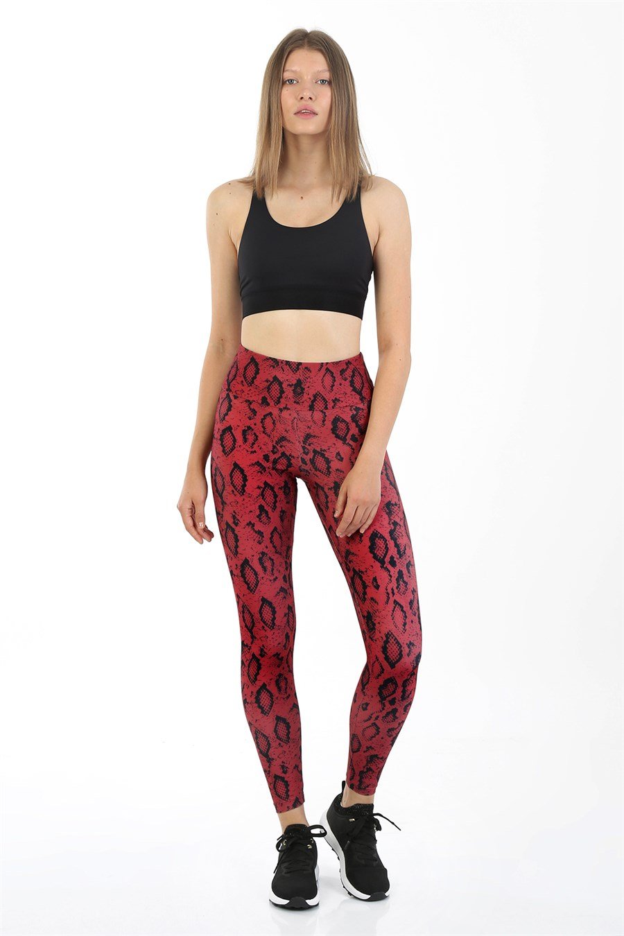 JOHN FRANK WOMEN LEGGING KIRMIZI