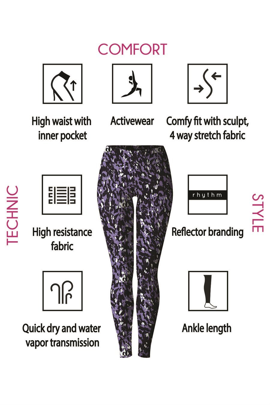 JOHN FRANK WOMEN LEGGING MOR