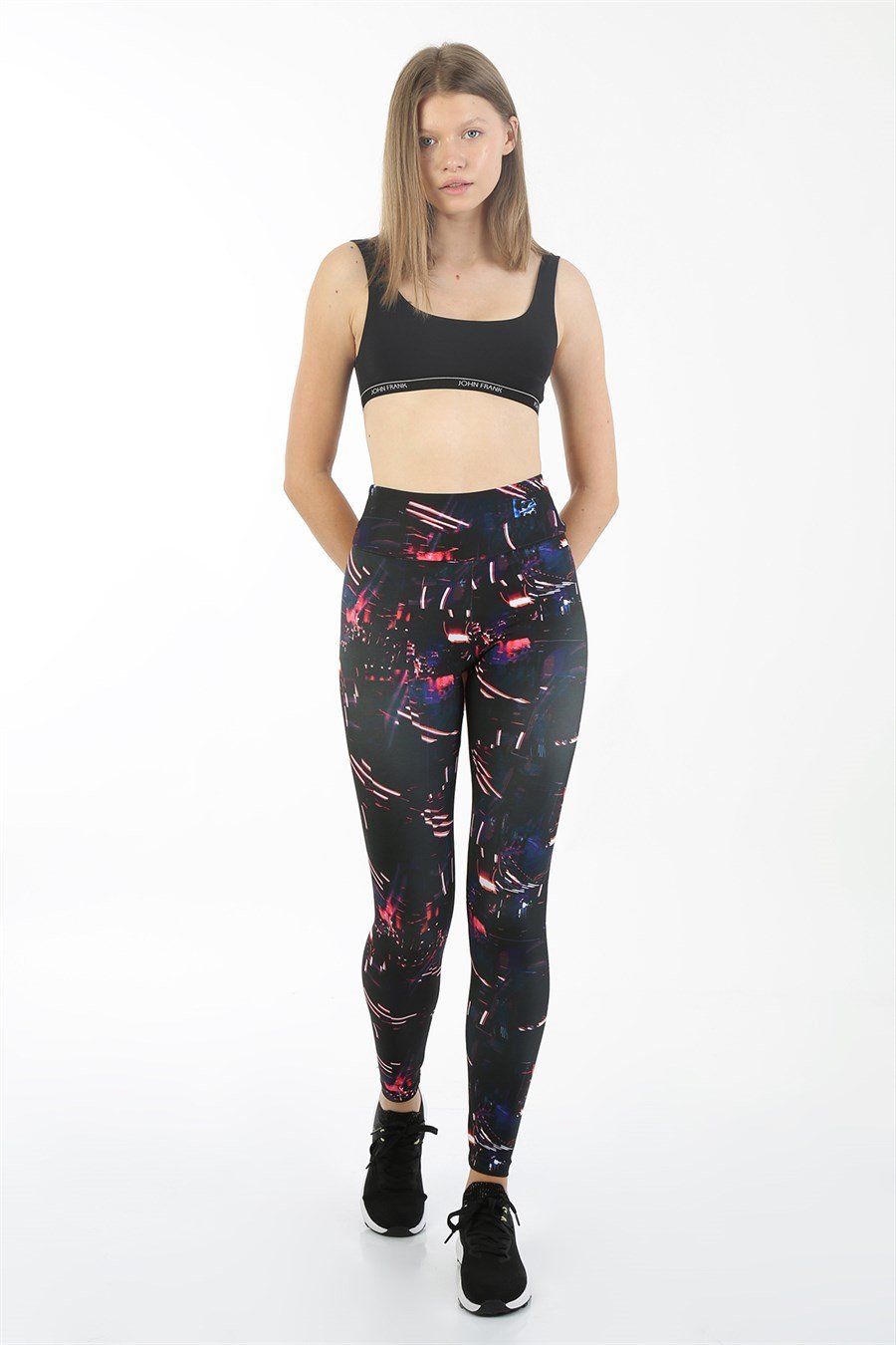 JOHN FRANK WOMEN LEGGING SİYAH