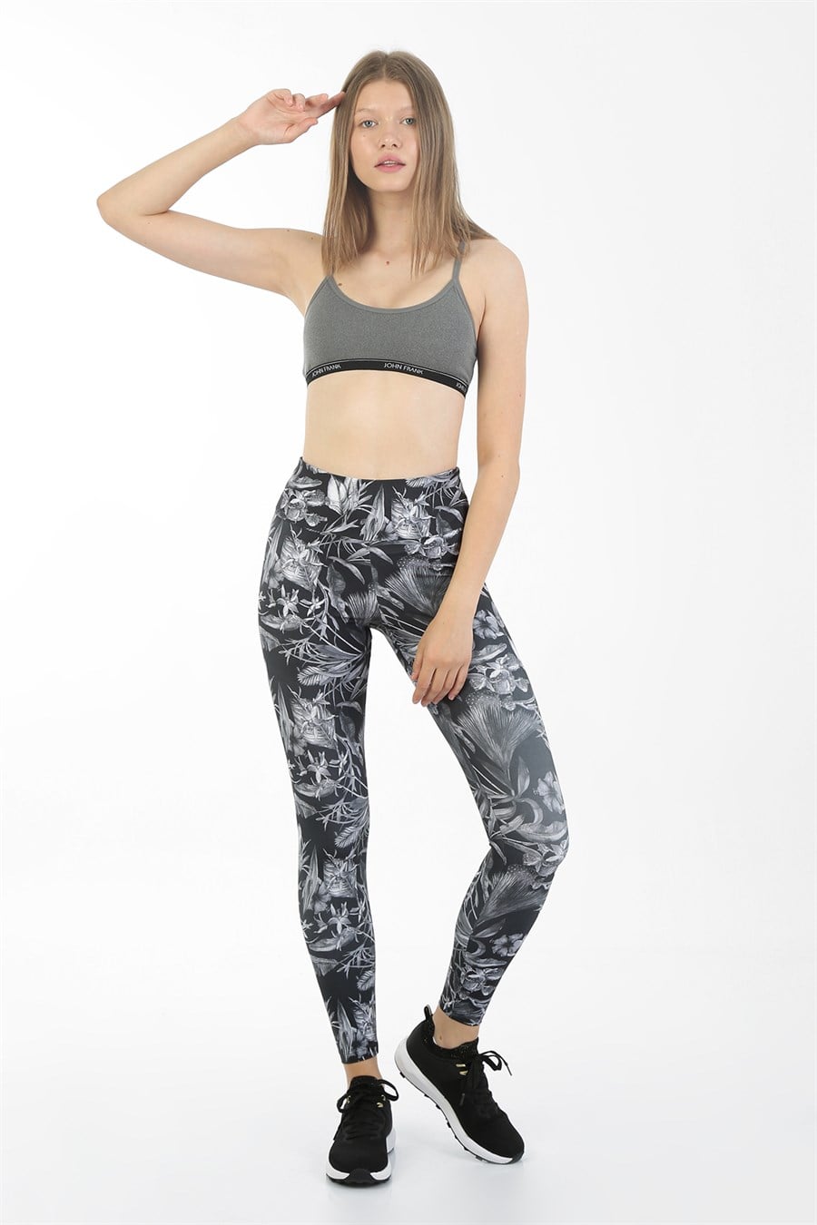 JOHN FRANK WOMEN LEGGING SİYAH