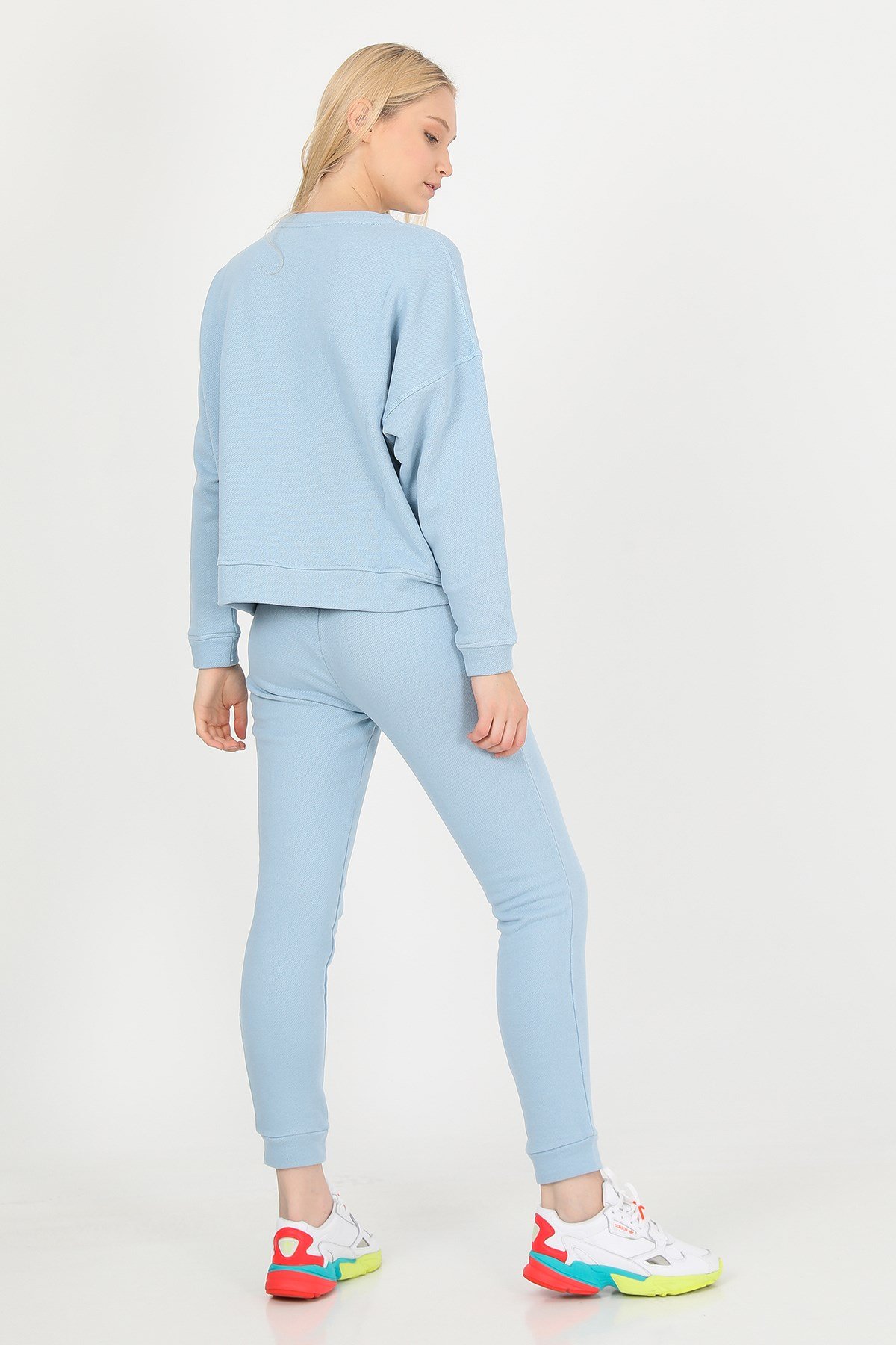 JOHN FRANK WOMAN SPORTS&LOUNGEWEAR SWEATSHIRT BEBE MAVİ