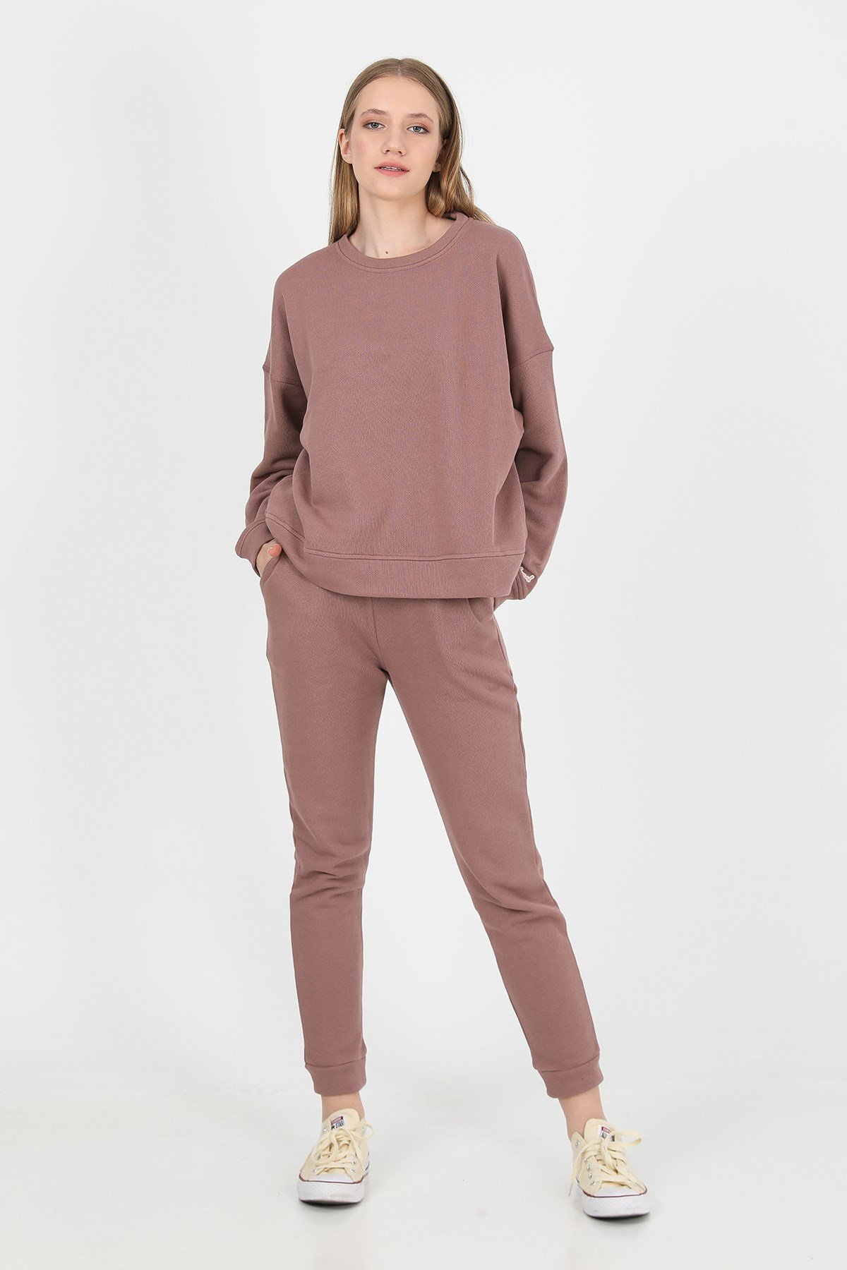JOHN FRANK WOMAN SPORTS&LOUNGEWEAR SWEATSHIRT GUL KURUSU