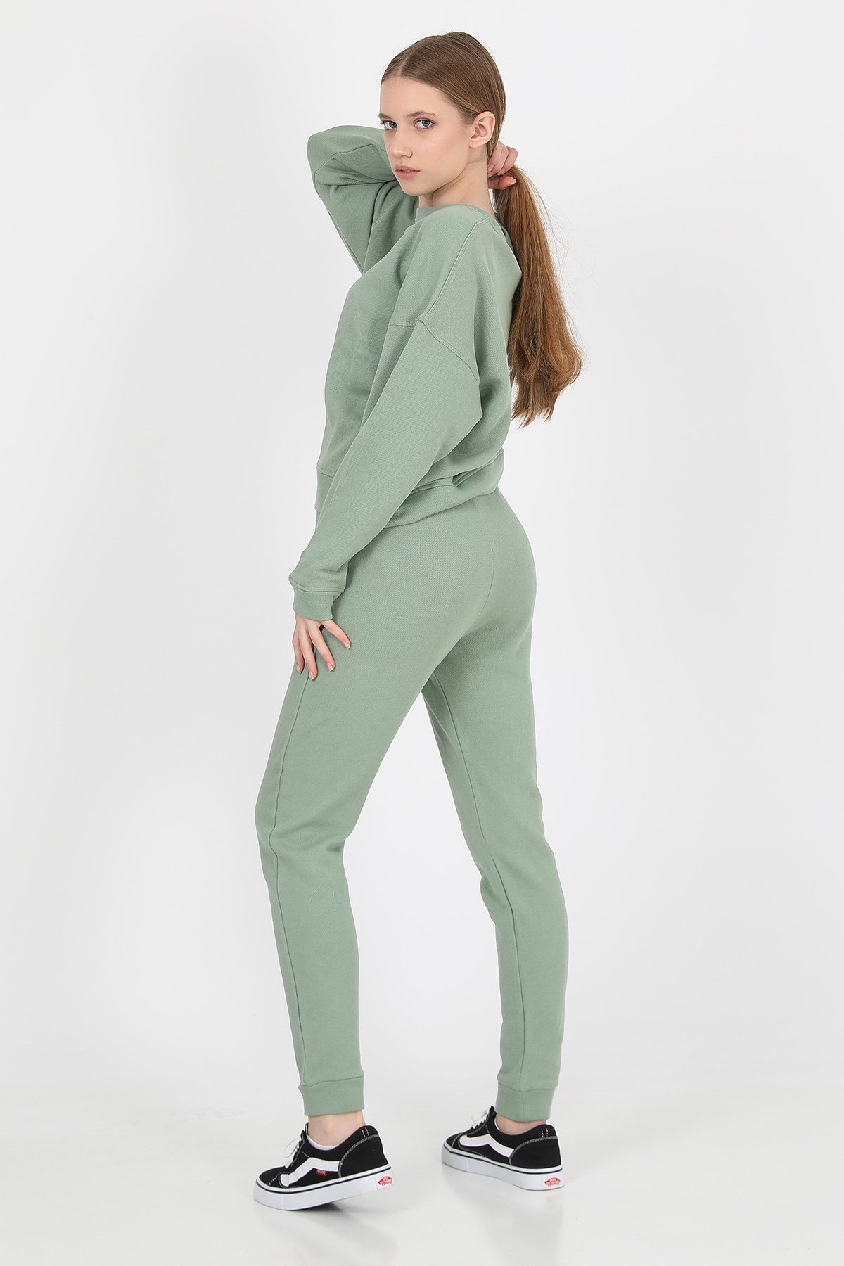 JOHN FRANK WOMAN SPORTS&LOUNGEWEAR SWEATSHIRT JADE YEŞİL