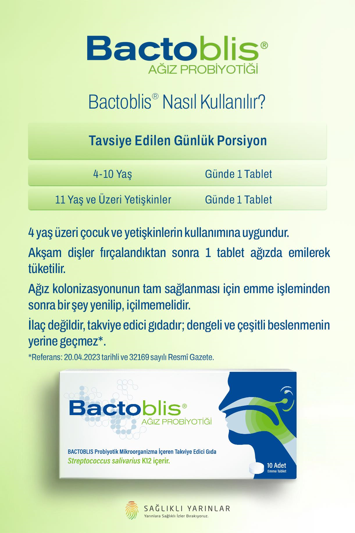Bactoblis Oral Probiyotik 10 Tb