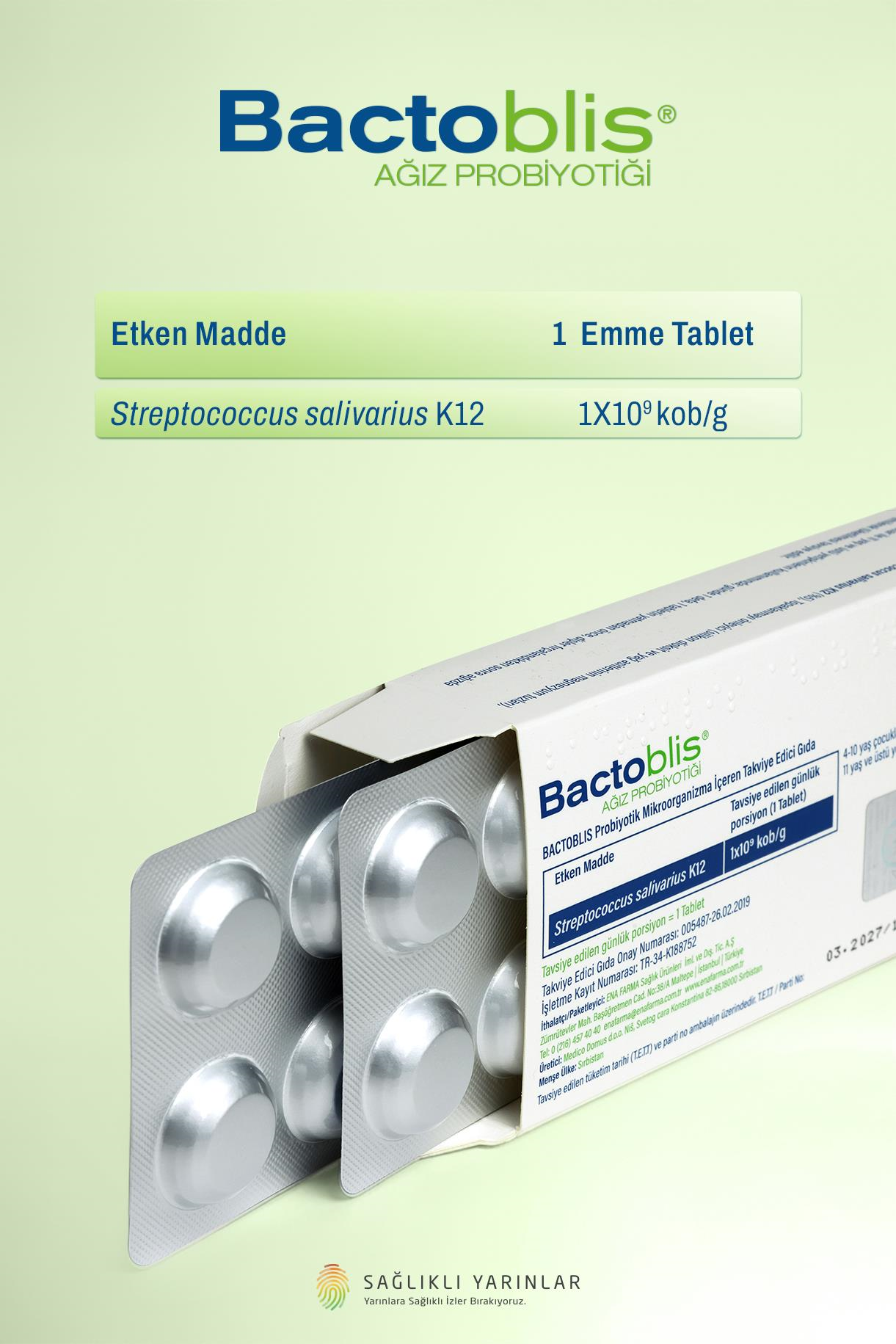 Bactoblis Oral Probiyotik 30 Tb