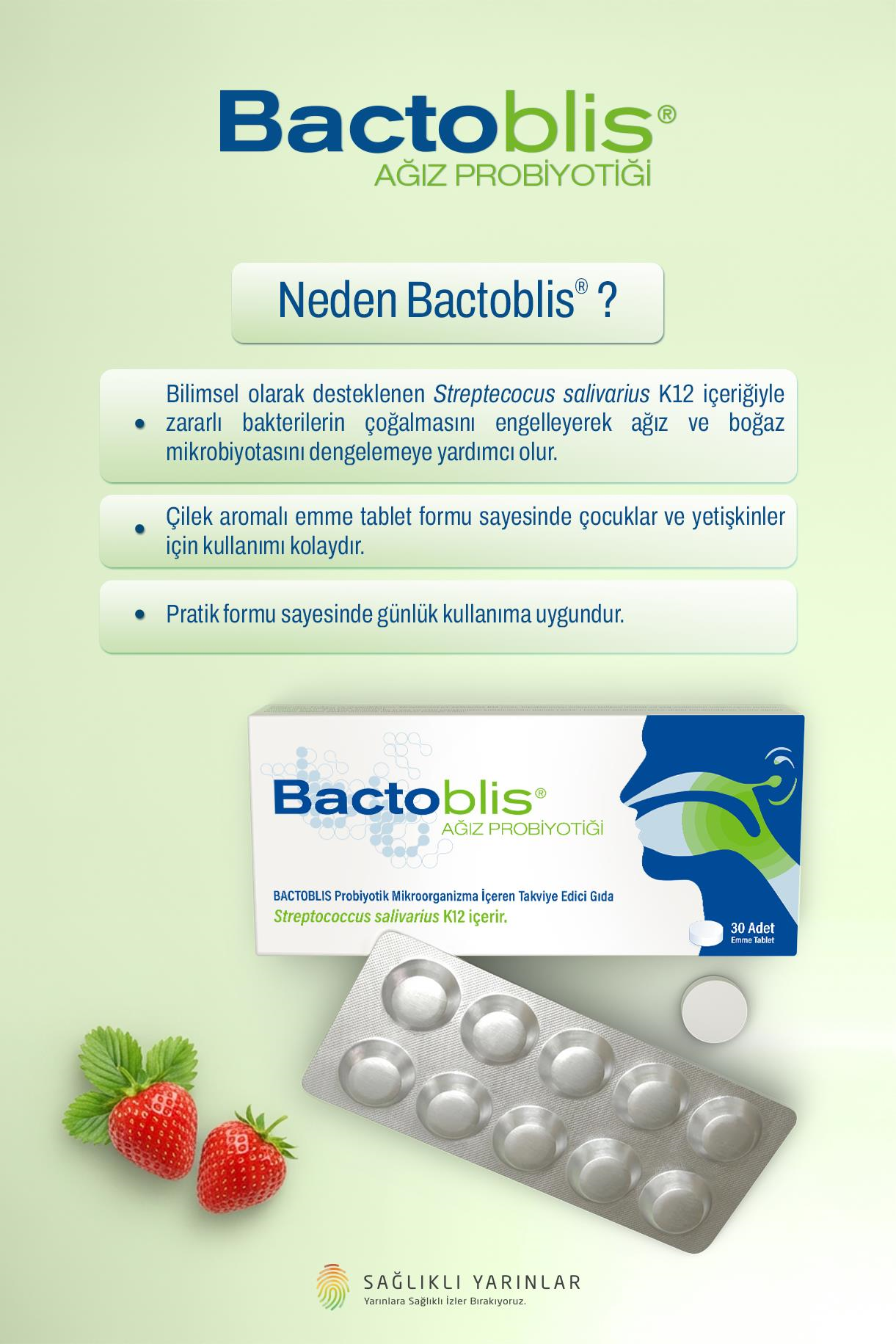 Bactoblis Oral Probiyotik 30 Tb