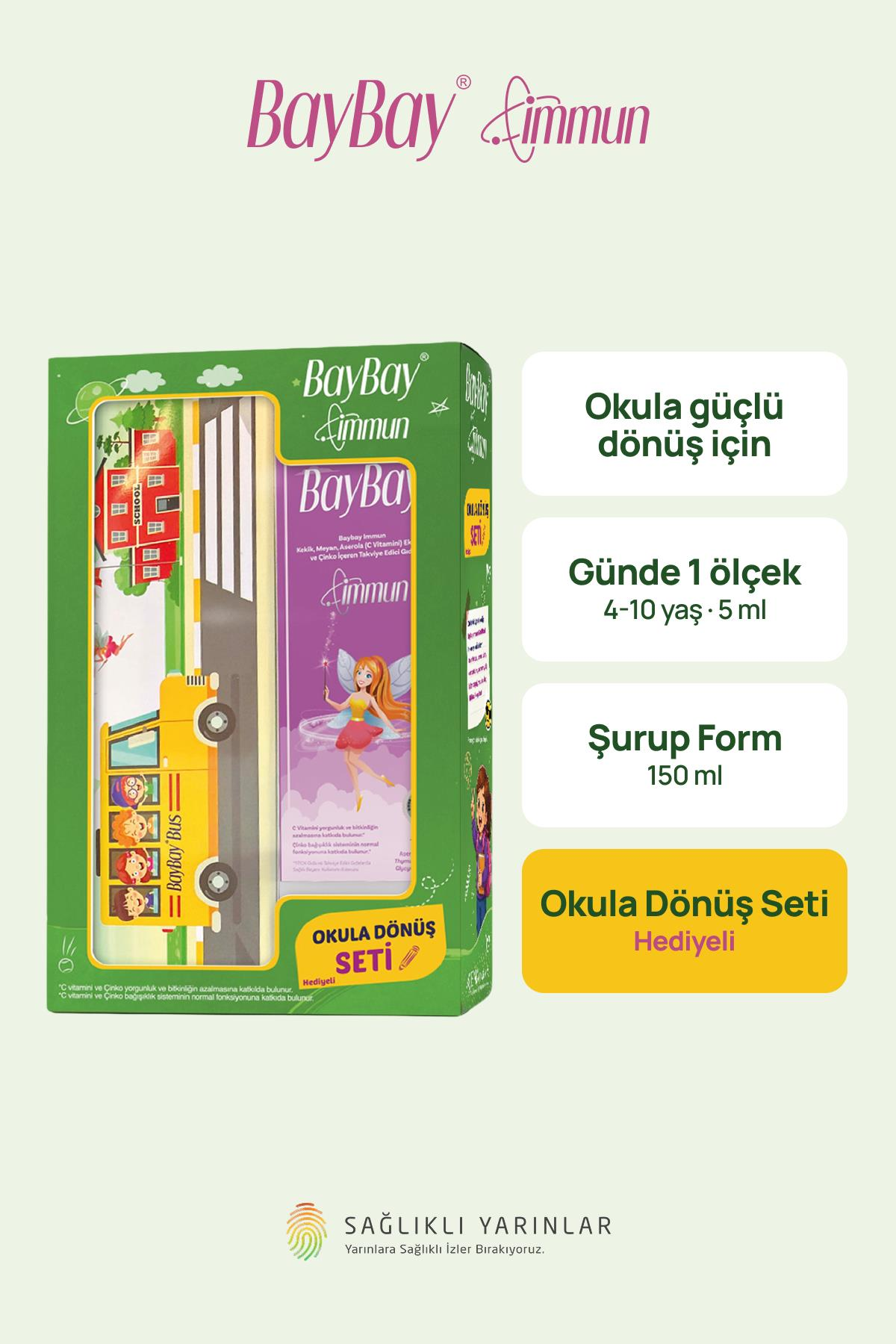 BayBay Immun Okula Dönüş Seti Hediyeli Kofre
