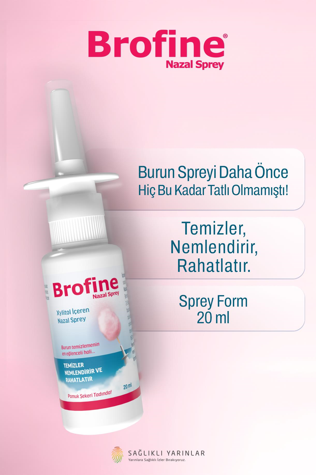 Brofine Nazal Burun Spreyi 20 ML