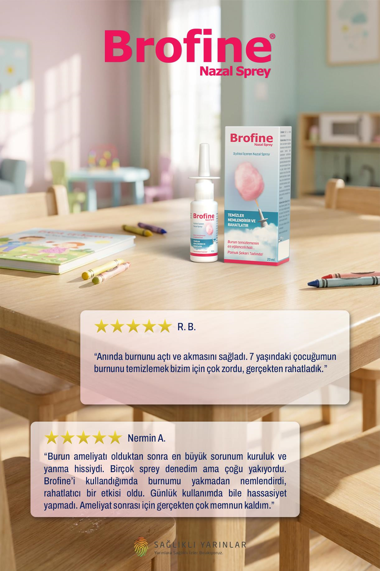Brofine Nazal Burun Spreyi 20 ML