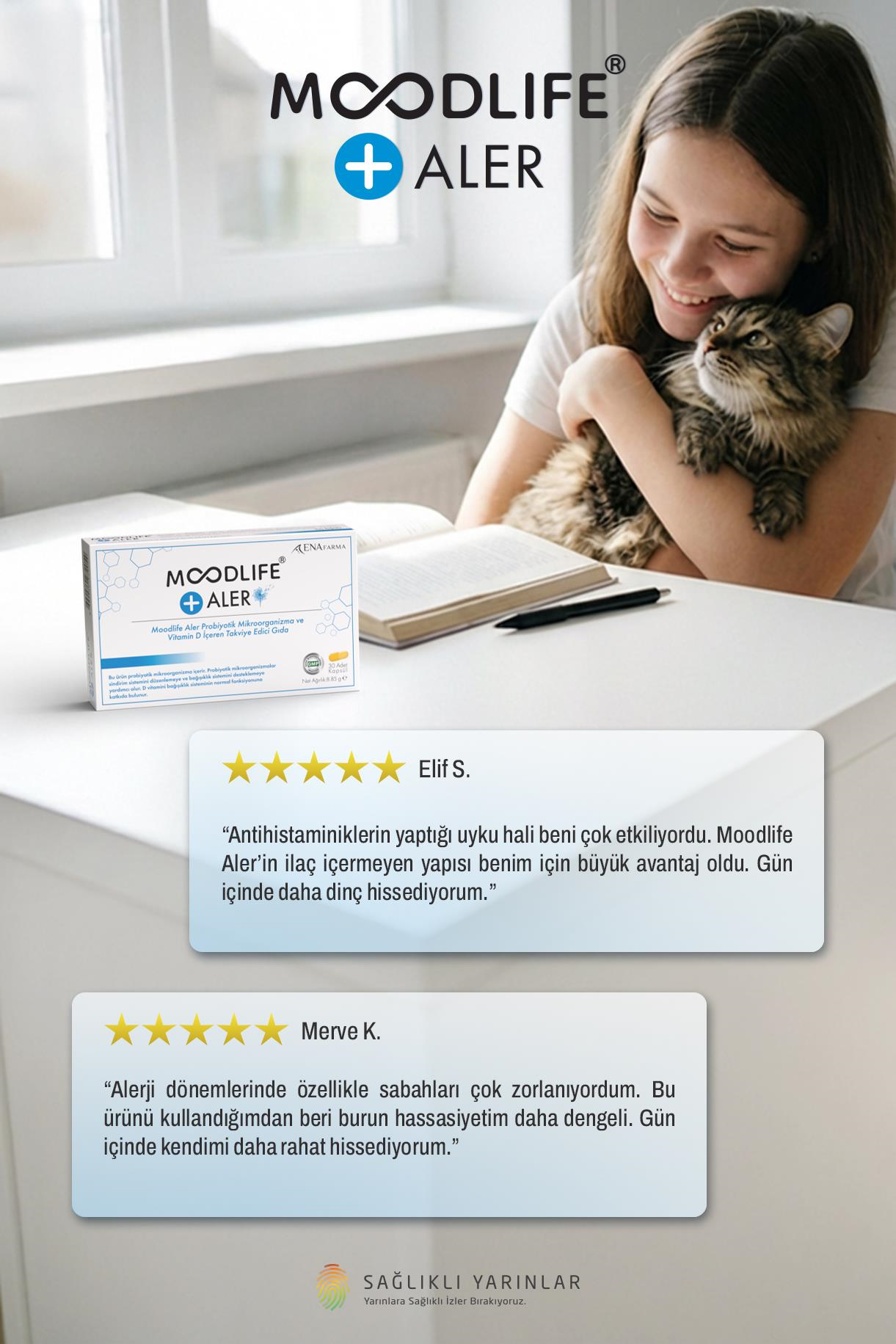Moodlife Aler Probiyotik Destek 30 Kapsül
