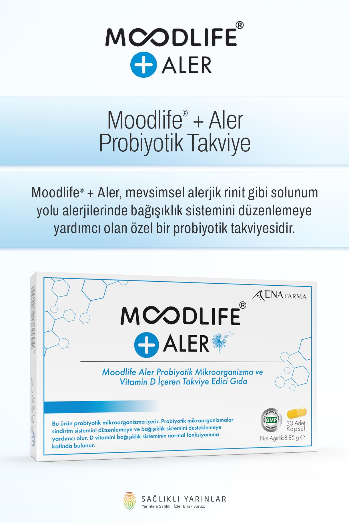 Moodlife Aler Probiyotik Destek 30 Kapsül