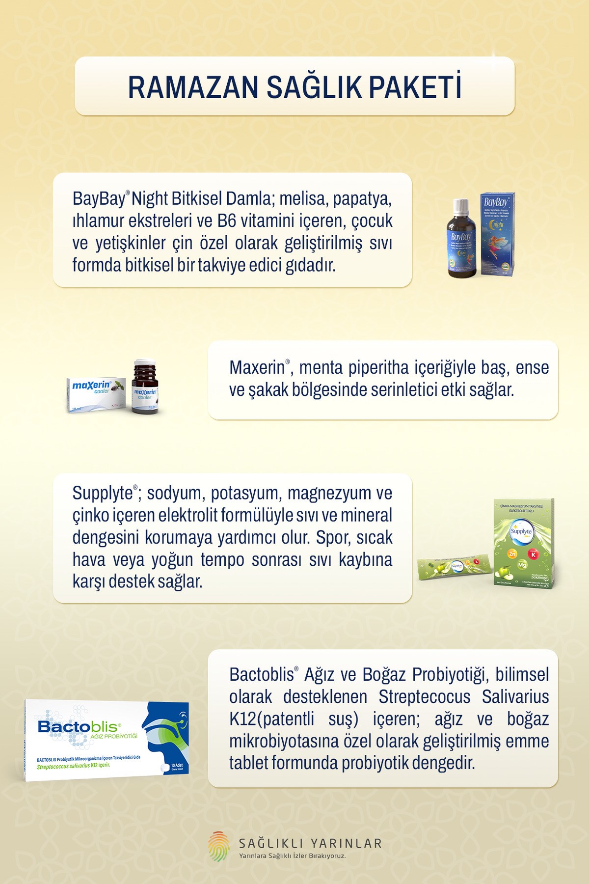Ramazan sağlık paketi