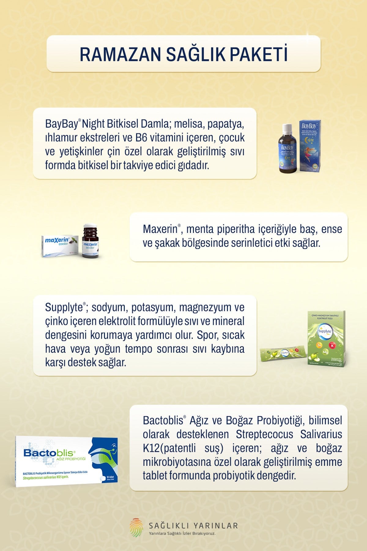 Ramazan sağlık paketi