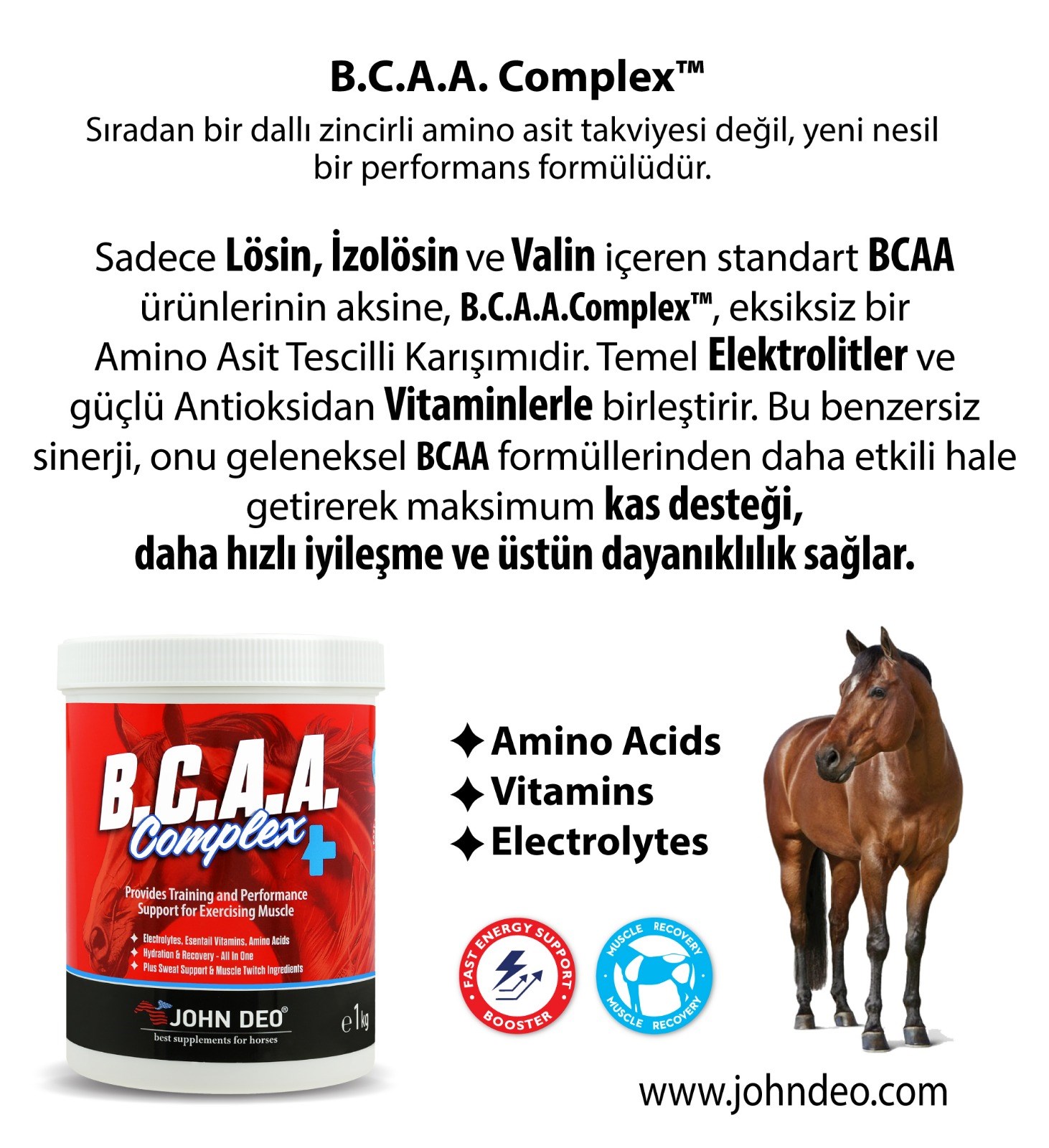 JOHN DEO BCAA COPLEX 1 KG TOZ