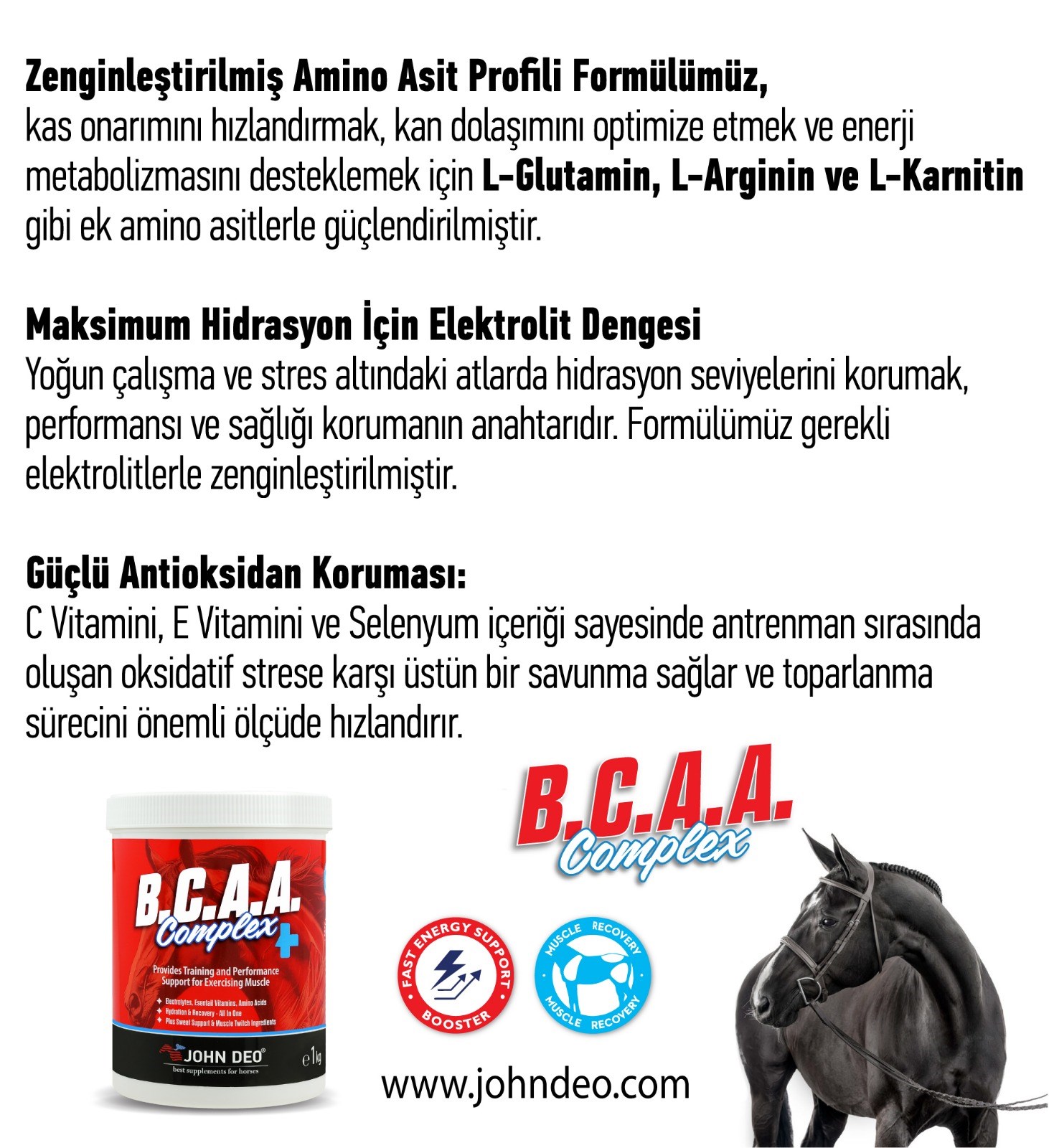 JOHN DEO BCAA COPLEX 1 KG TOZ