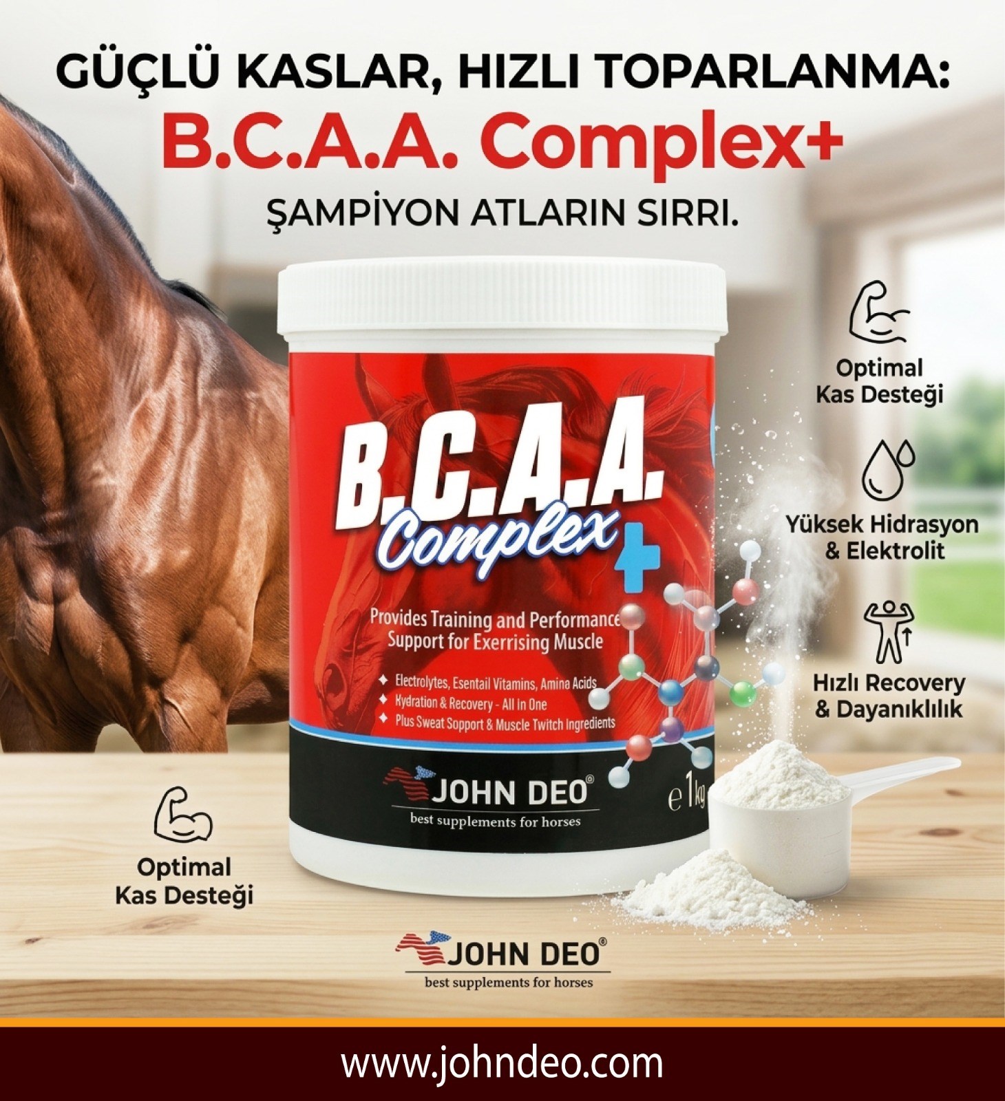 JOHN DEO BCAA COPLEX 1 KG TOZ