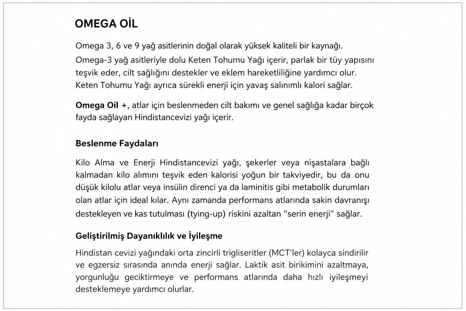 OMEGA OİL 5 L