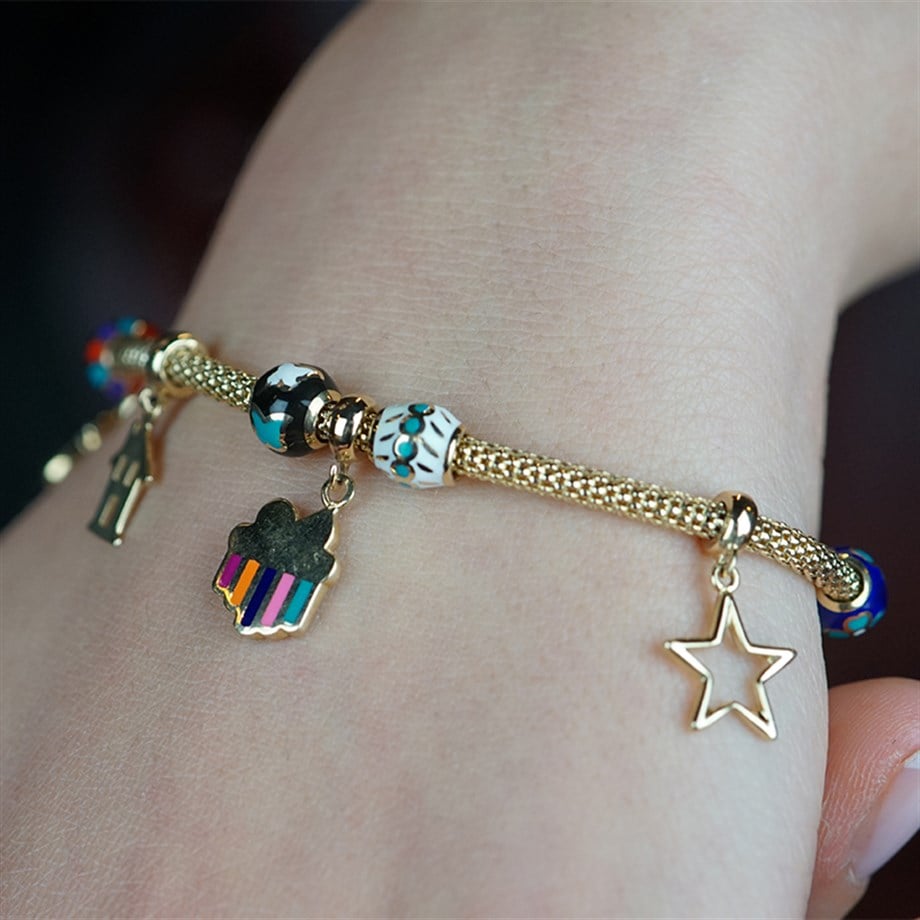 Cetaş Rengarenk Figürlü Bileklik