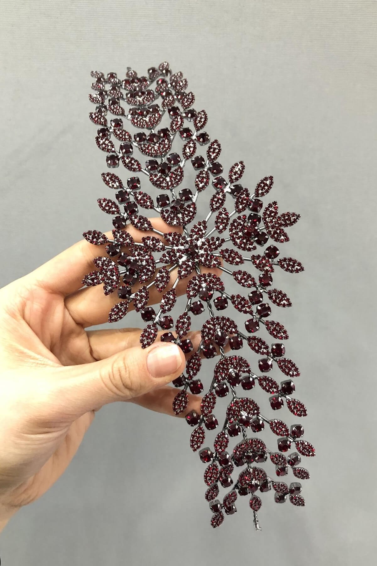 .Bordo Rengi  Saç Aksesuarı