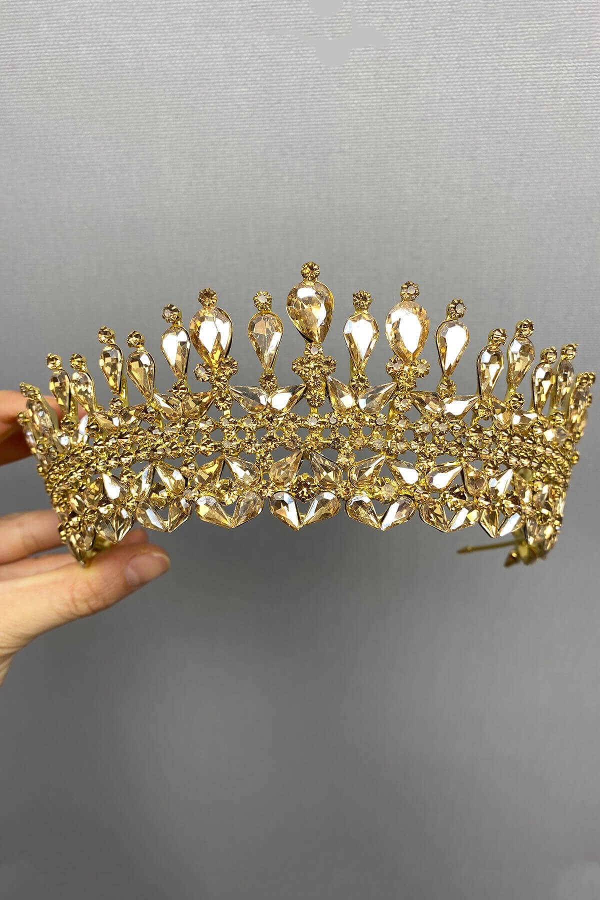 Bal Rengi Sultan Model Gelin Kına Tacı
