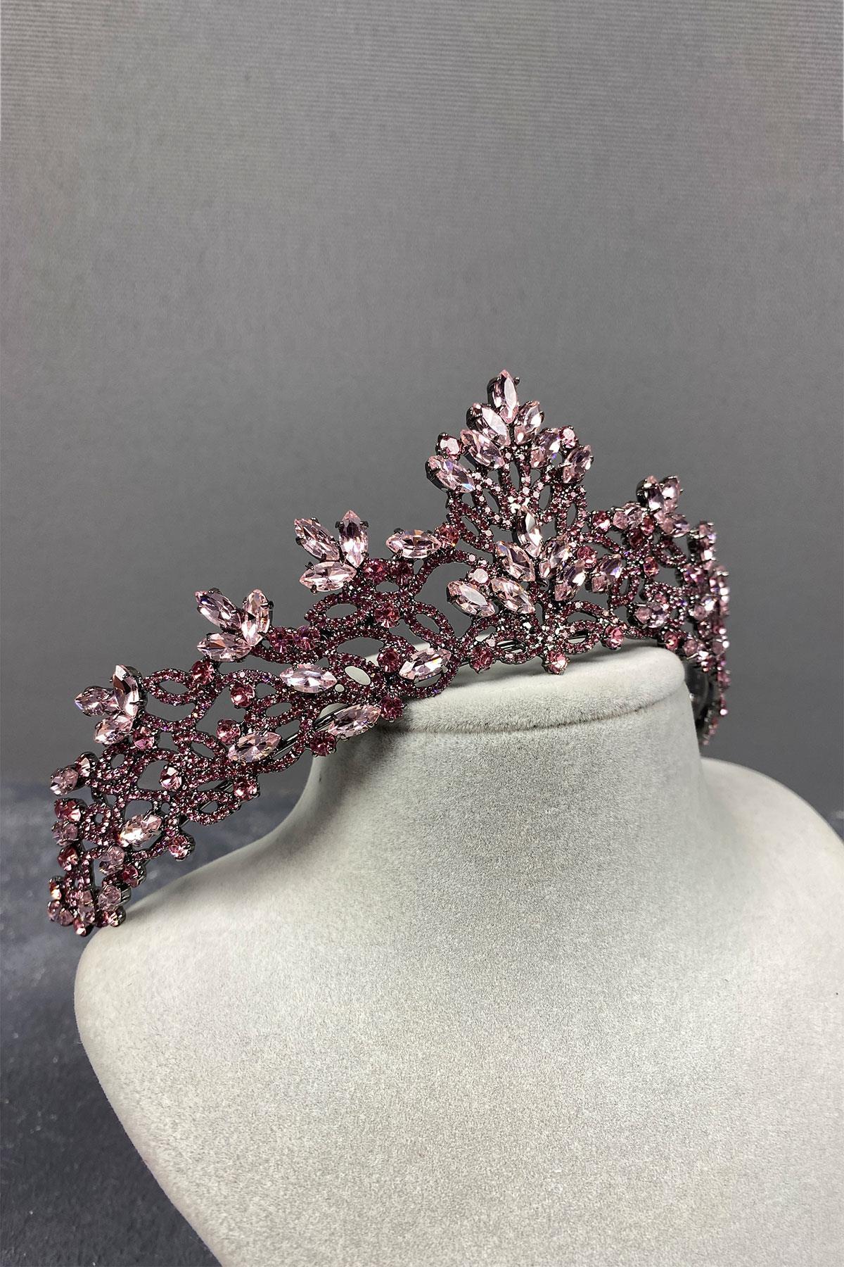Pembe Melis Model Gelin Kına Tacı