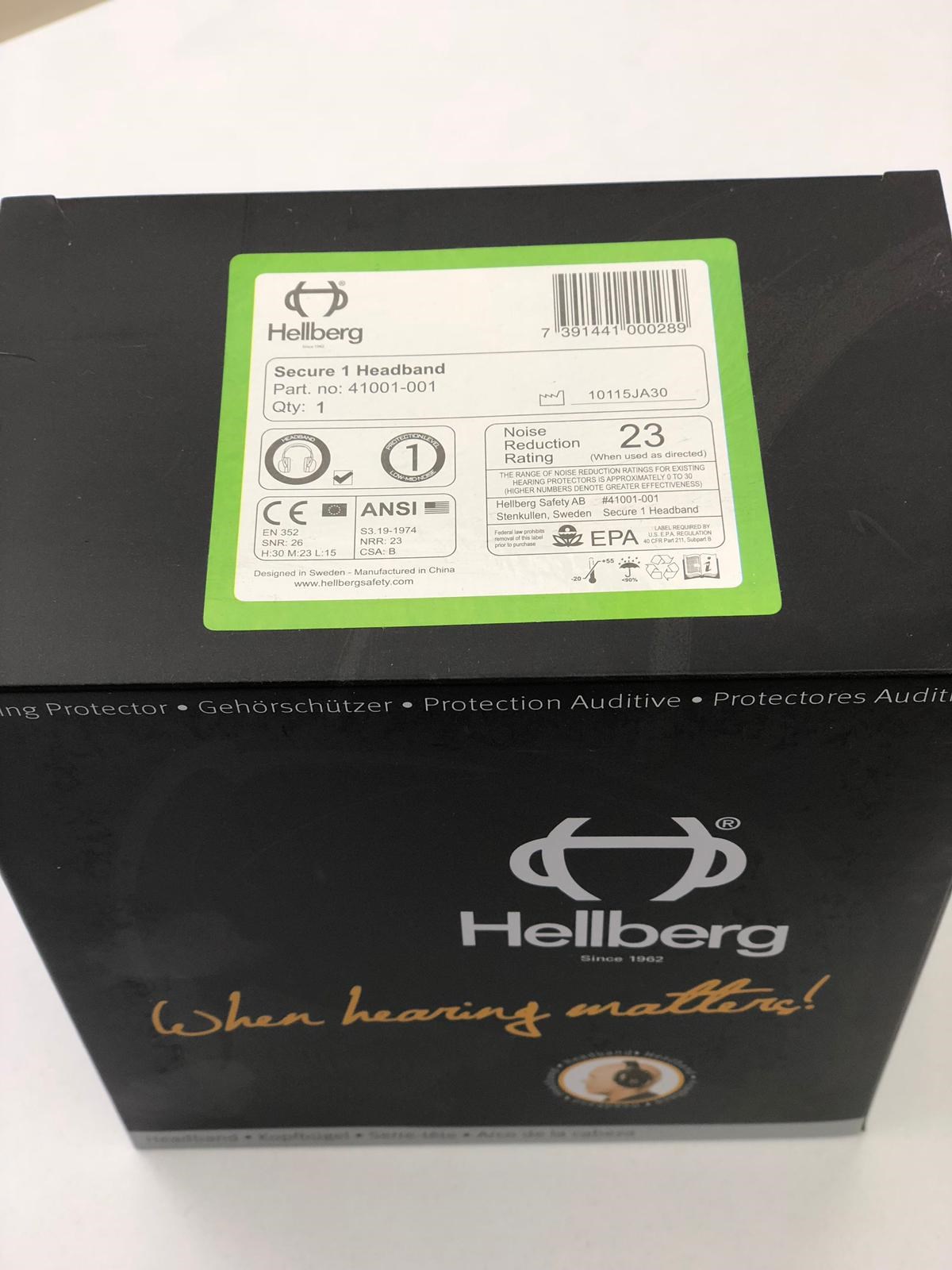 Hellberg Secure1H Baş Bantlı Kulaklık SNR:26