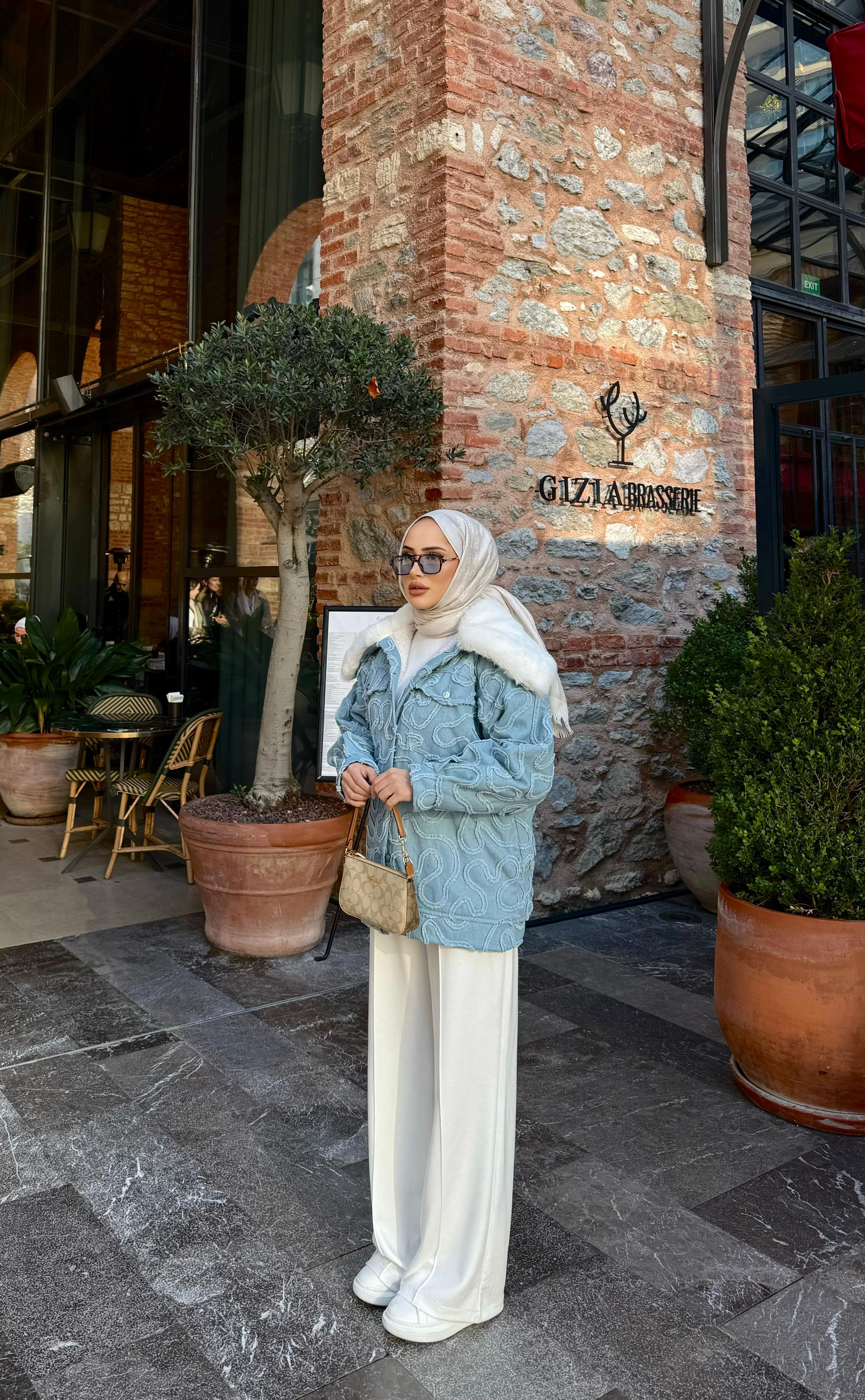 Ceket-186H&R ButikCoac Kot Ceket Bebe Mavi