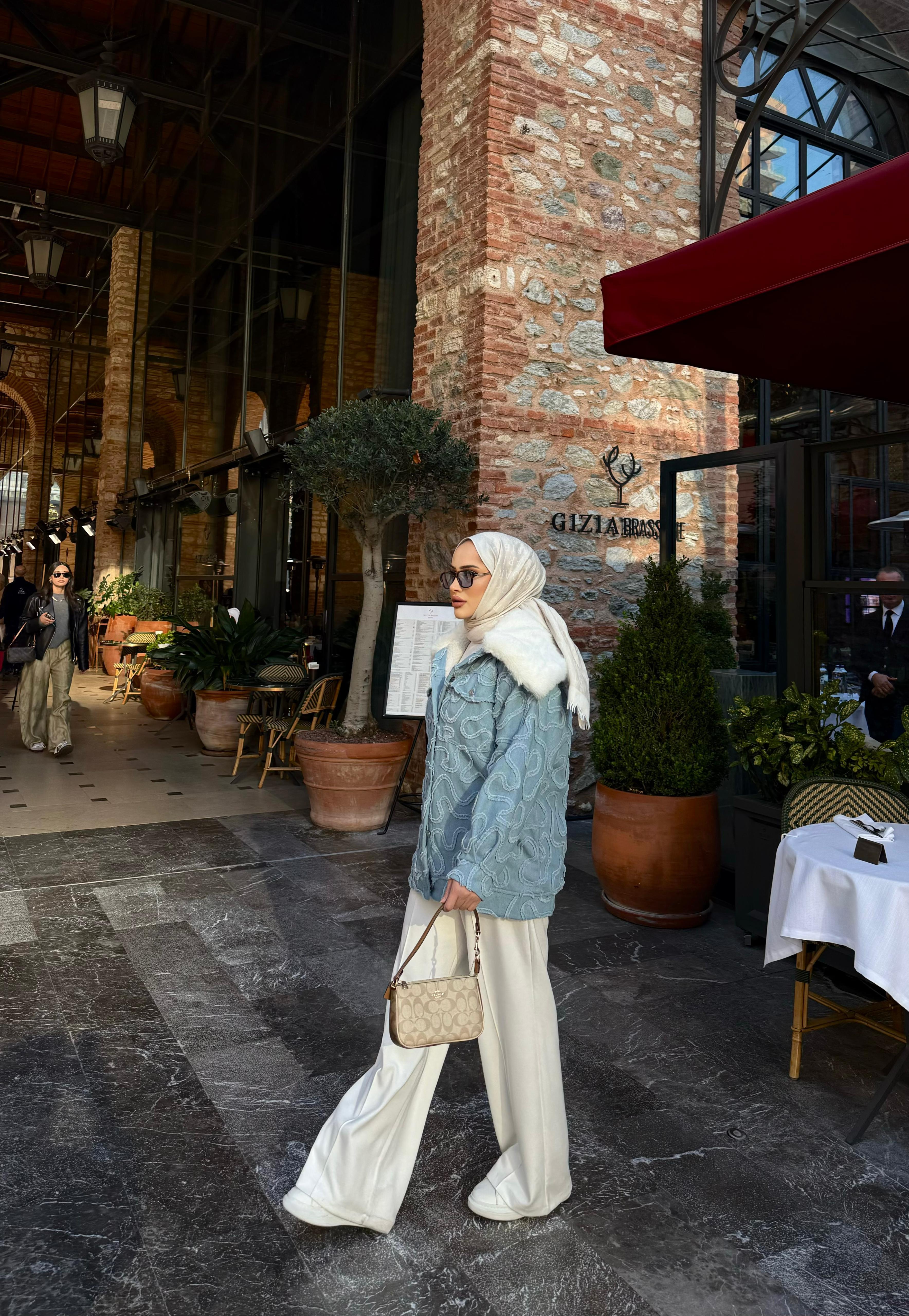 Ceket-186H&R ButikCoac Kot Ceket Bebe Mavi