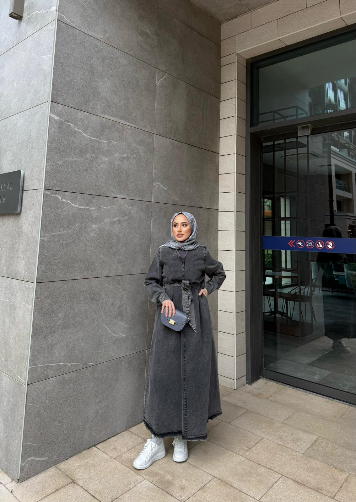 elbs-1521H&R ButikLessa Kot Elbise