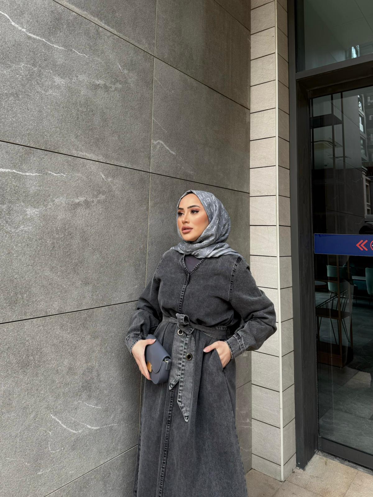 elbs-1521H&R ButikLessa Kot Elbise