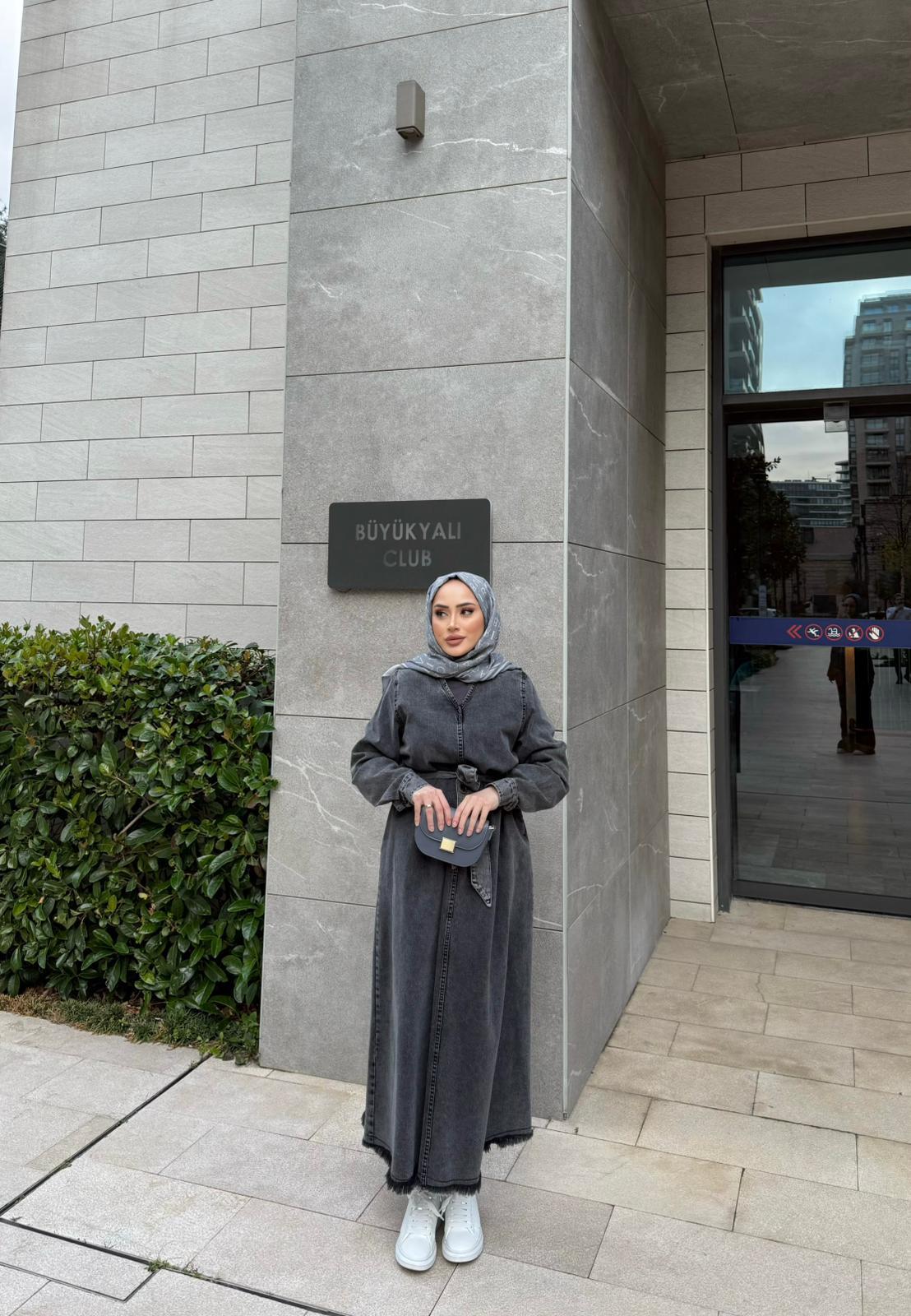 elbs-1521H&R ButikLessa Kot Elbise