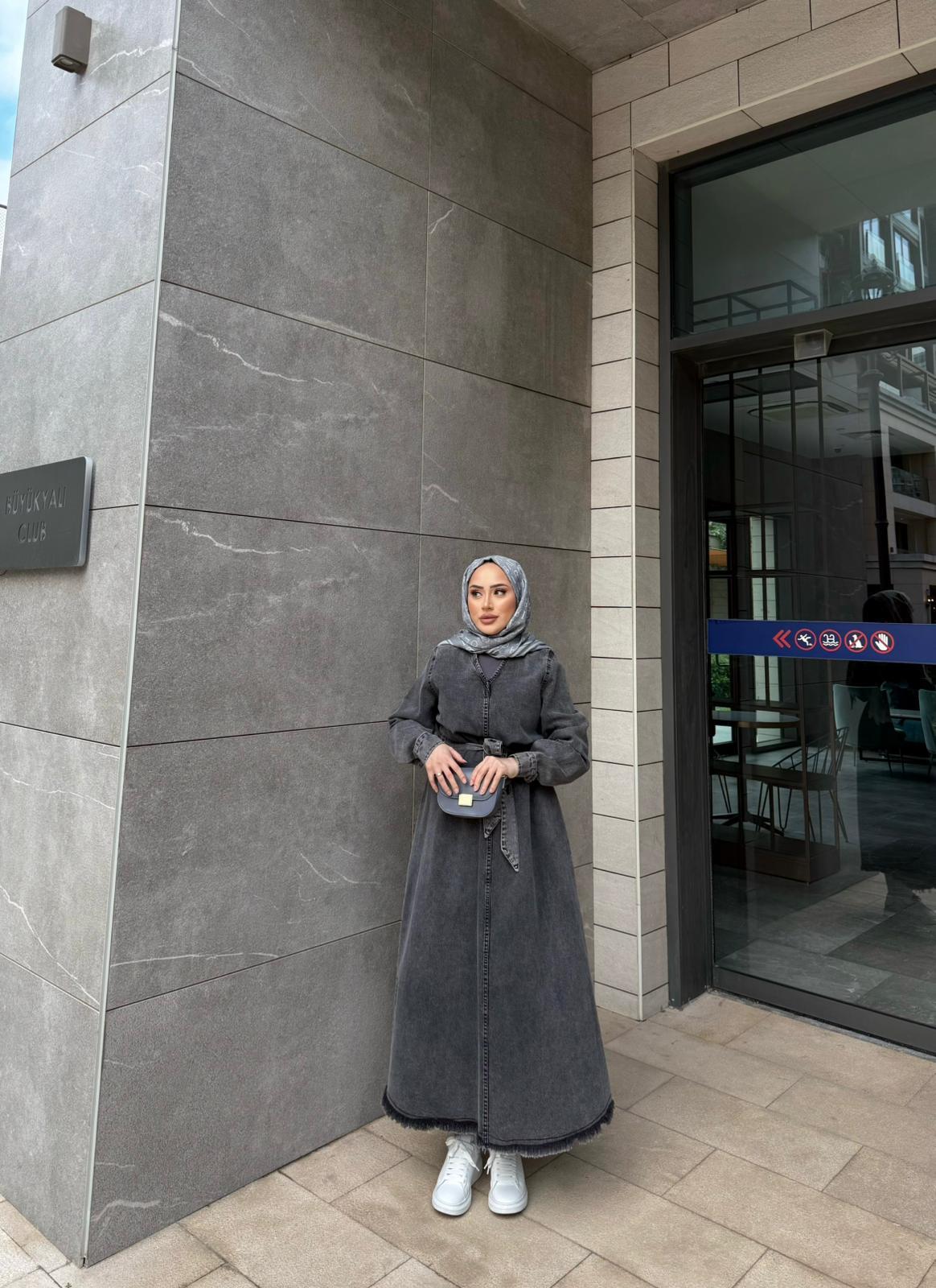 elbs-1521H&R ButikLessa Kot Elbise